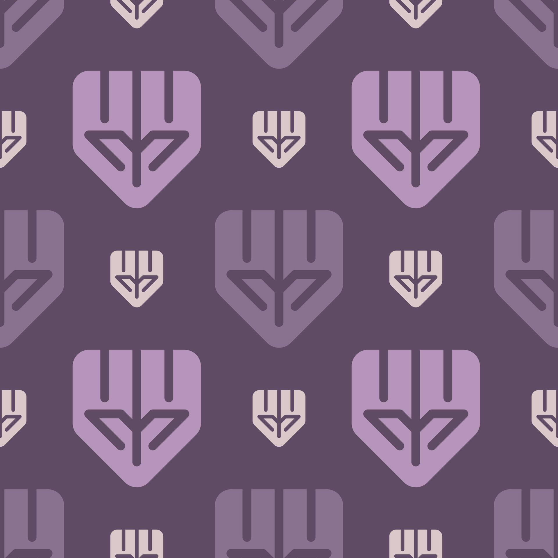 Abstract Geometric Shield Shape Repeatable Surface Pattern Design ...