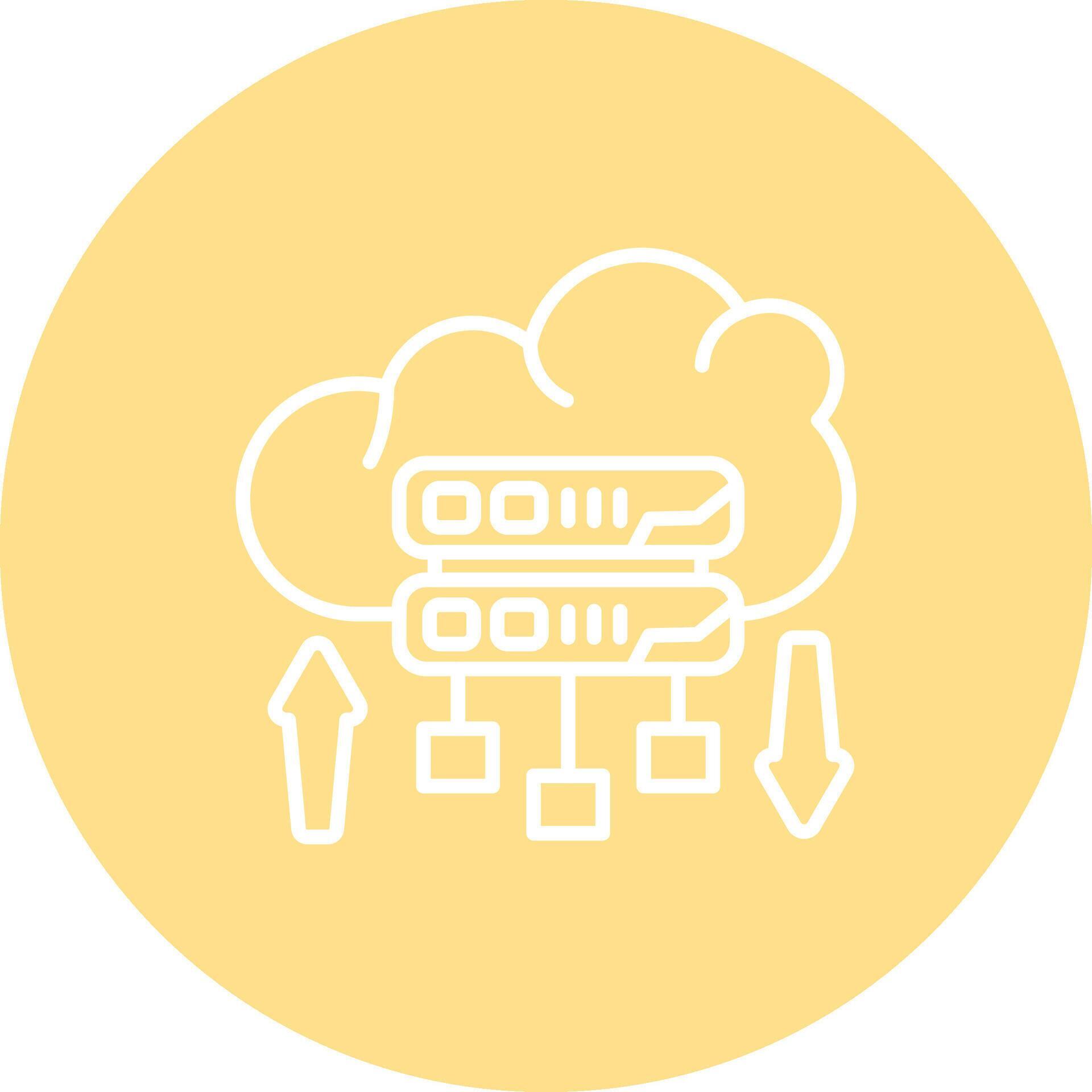 Cloud Big Data Unique Balanced Flat Design Layout 78176310 Vector Art ...