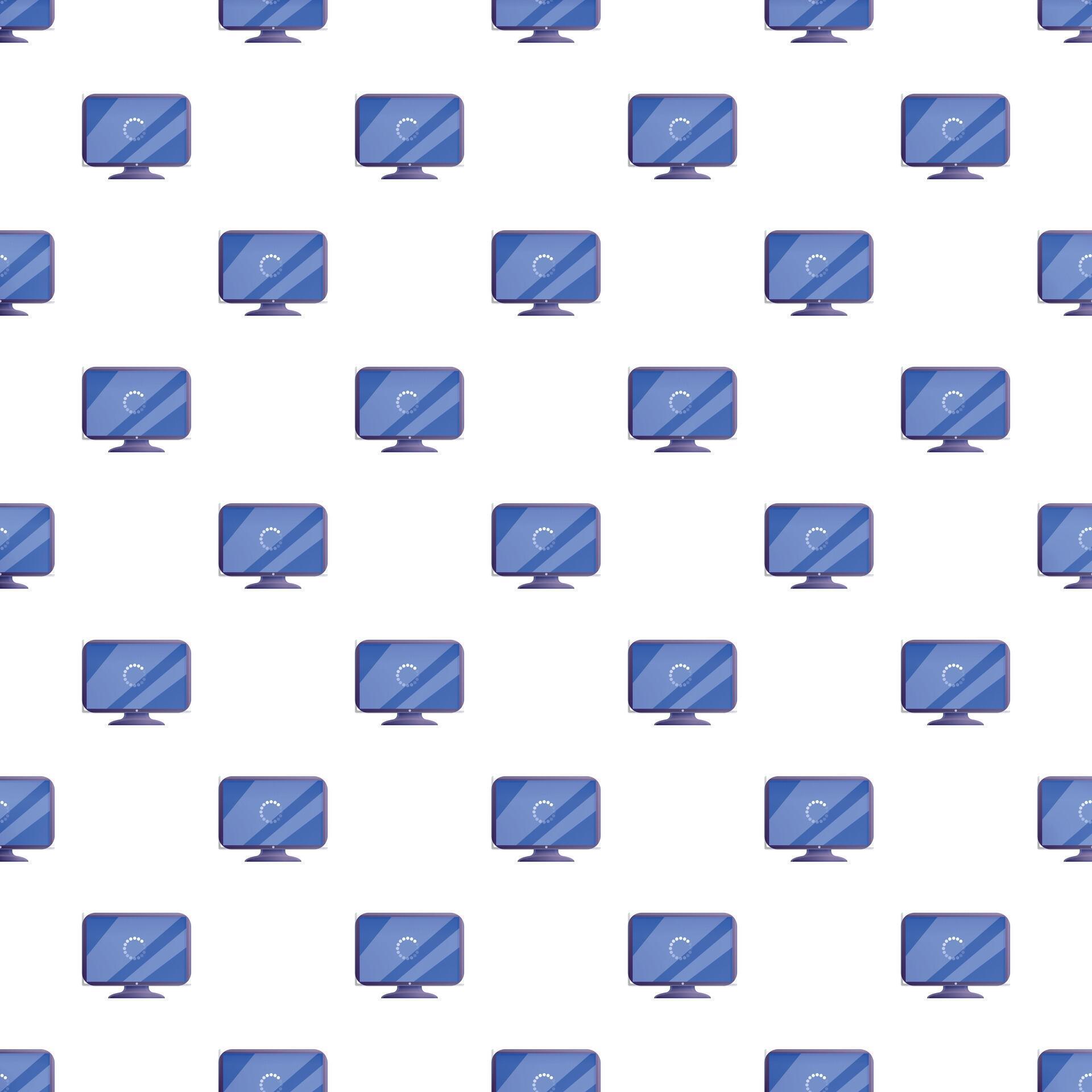 Computer screen loading icons seamless pattern 78191791 Vector Art at ...