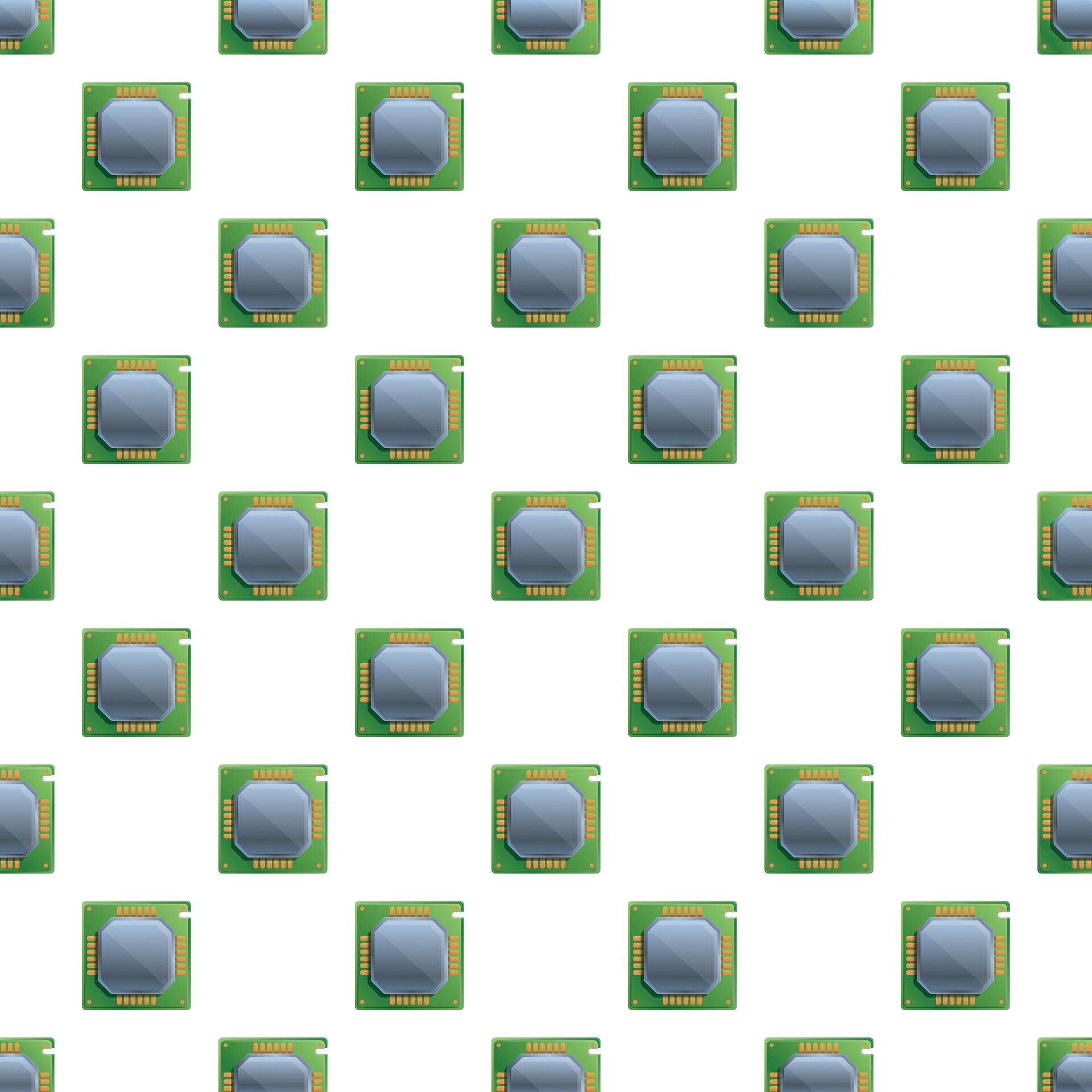 Computer processor microchip repeating pattern digital technology ...