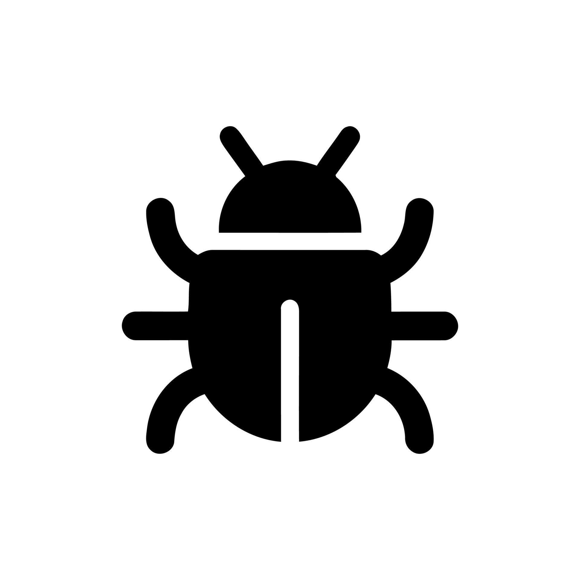 Bug Icon Representing Software Errors or Digital System Issues 78287034 ...