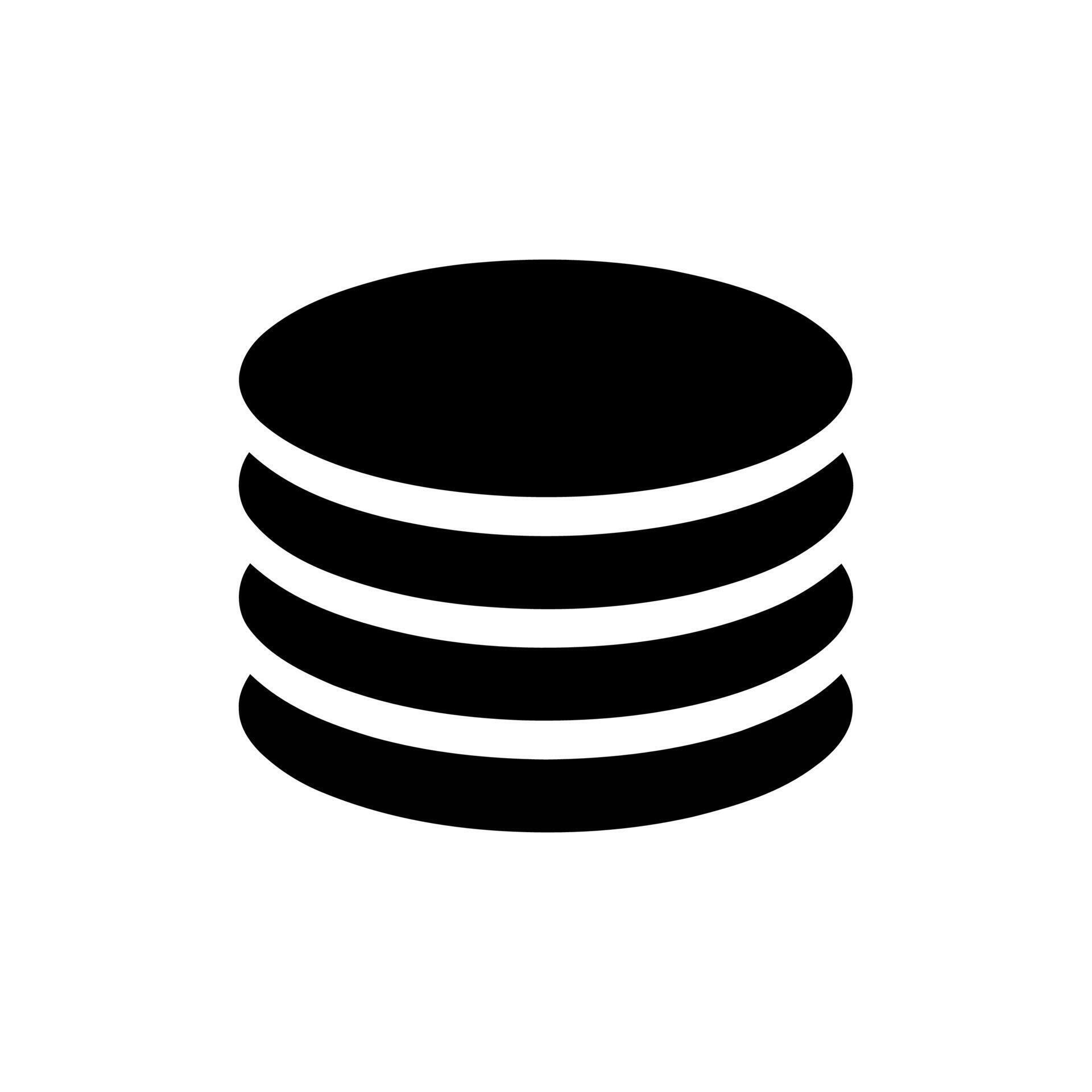 Database Data Storage Server Icon Representing Information Technology ...