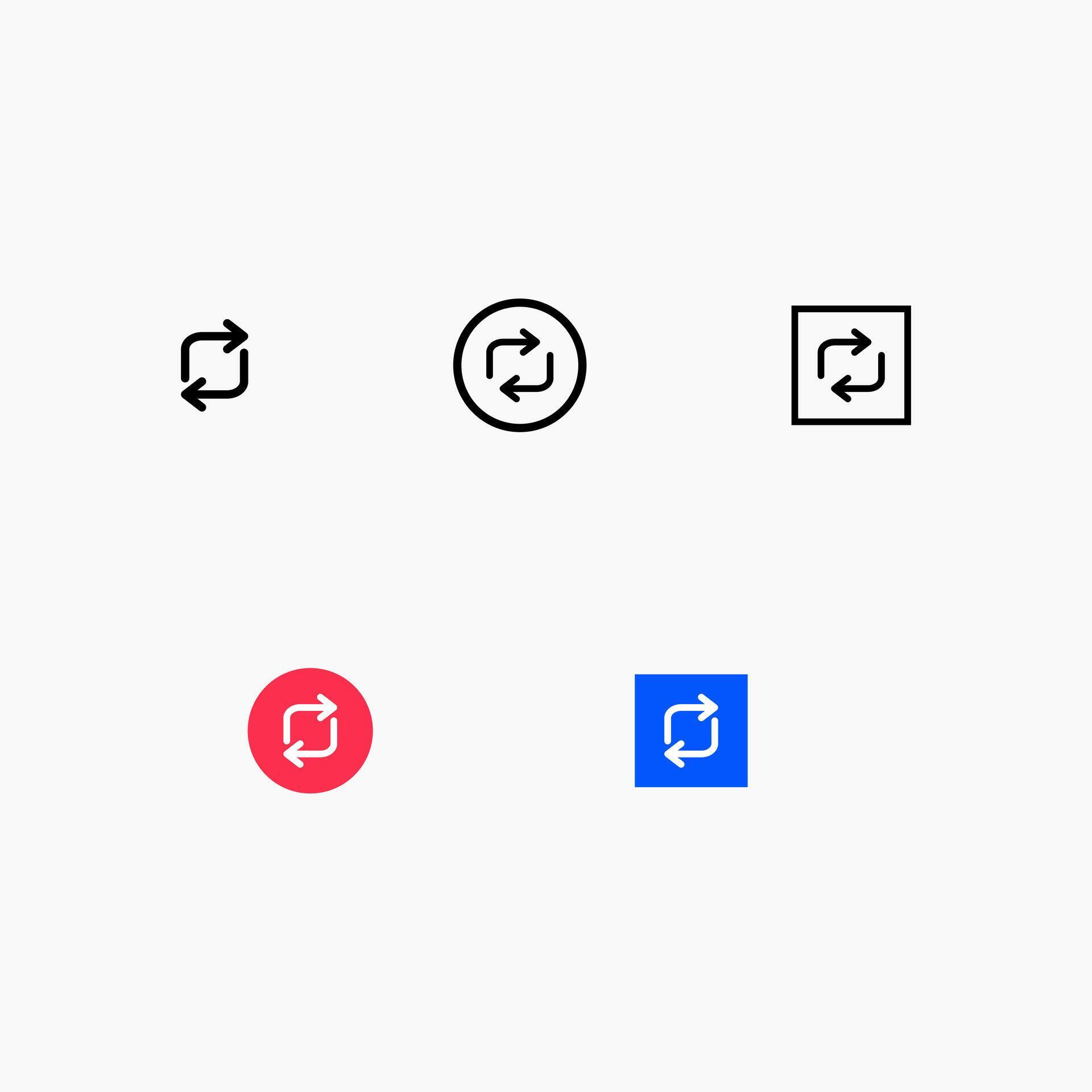 Repost Share Icon User Interface Set 78310911 Vector Art at Vecteezy
