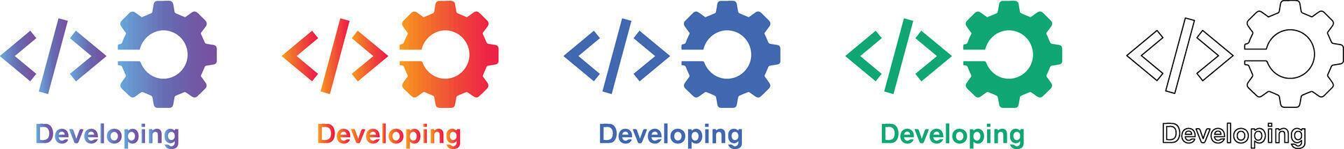 Software Development and Coding Icon Set 78339643 Vector Art at Vecteezy