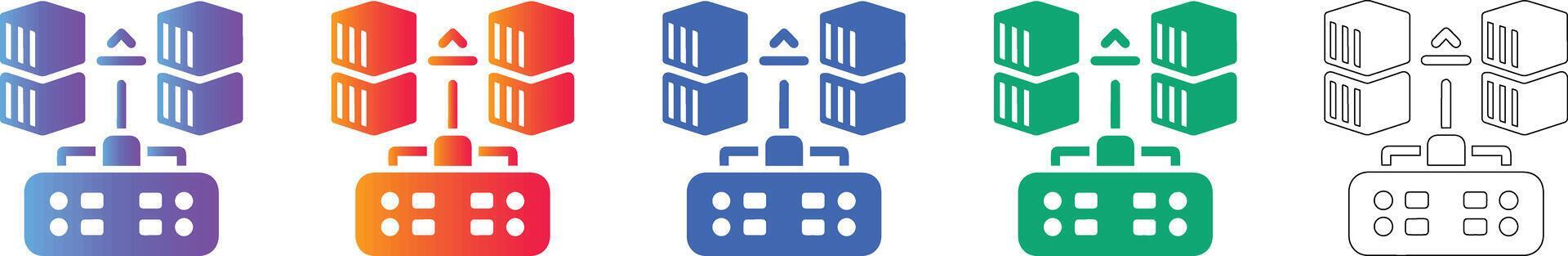 Data Storage and Server Array Icons 78342668 Vector Art at Vecteezy
