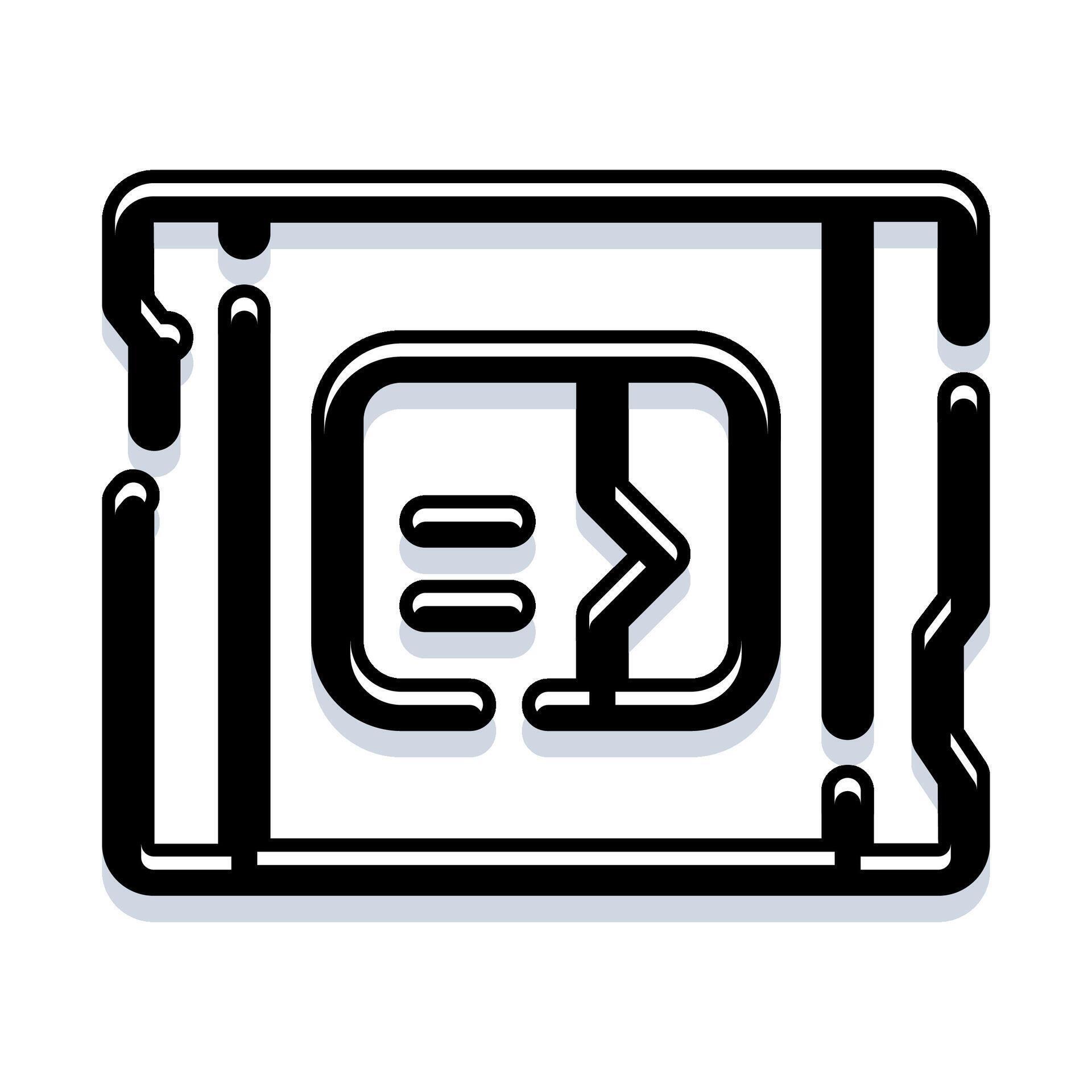 Data storage access point processing information icon 78345215 Vector ...