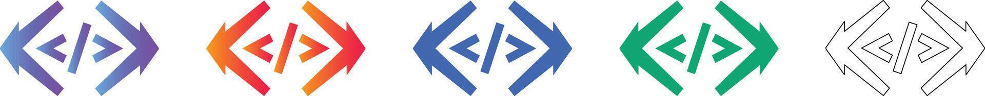 Coding Syntax and Programming Language Icons 78392735 Vector Art at ...