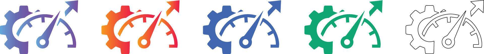 System Performance Optimization Icons 78397694 Vector Art at Vecteezy