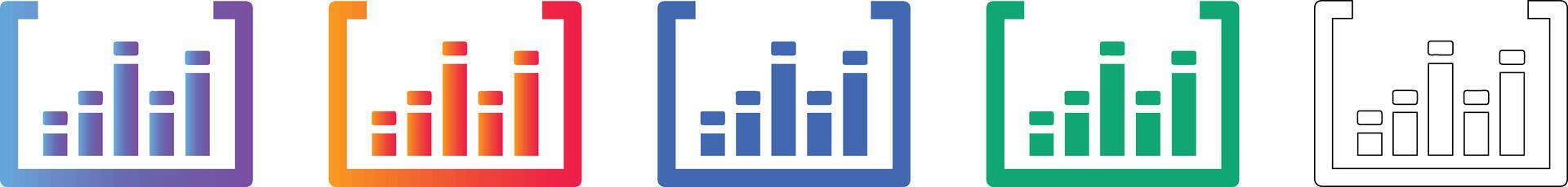 Data Visualization Bar Graph Icon Set 78403066 Vector Art at Vecteezy