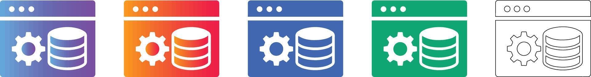 Database Optimization Settings Icons 78404327 Vector Art at Vecteezy