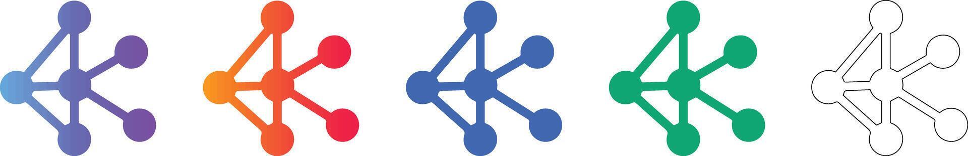 Network Node Connection Icons 78405128 Vector Art at Vecteezy