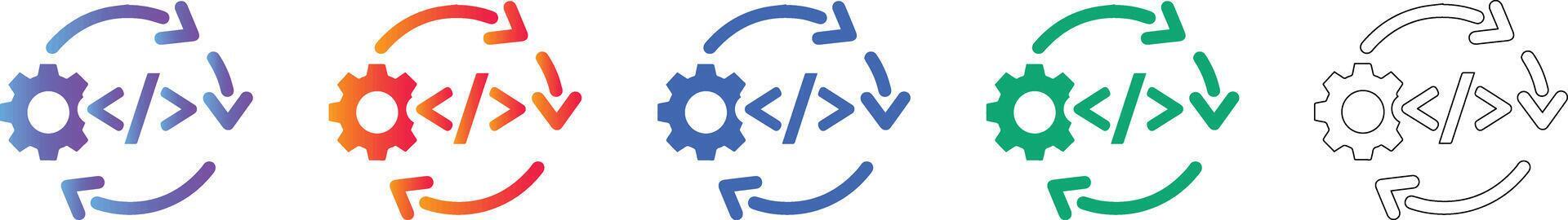 Code Development Cycle Illustration 78405399 Vector Art at Vecteezy