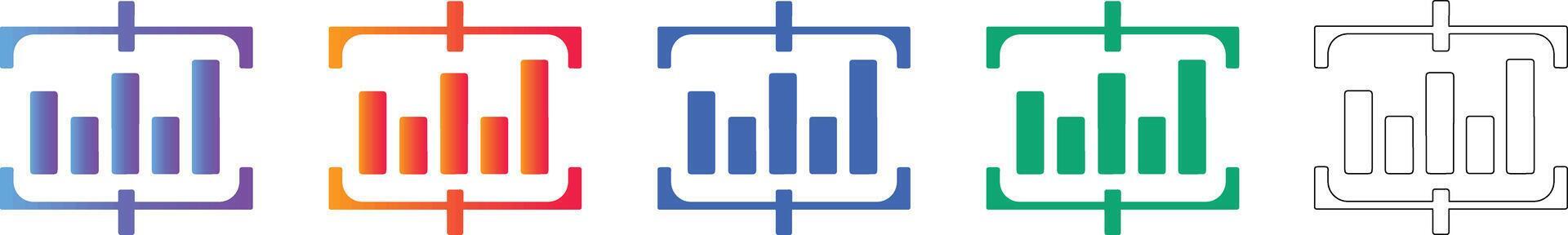 Data Range Analysis Bracket Icons 78409956 Vector Art at Vecteezy