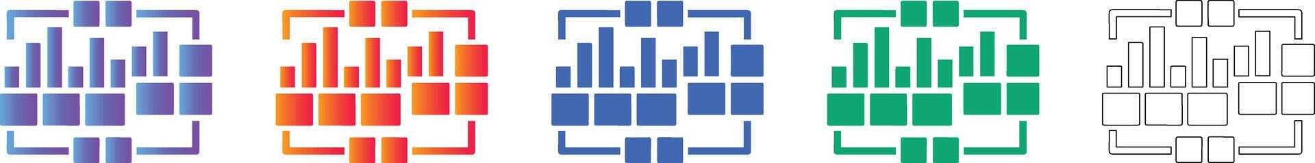 Complex Data Processing Flowchart Icons 78413324 Vector Art at Vecteezy