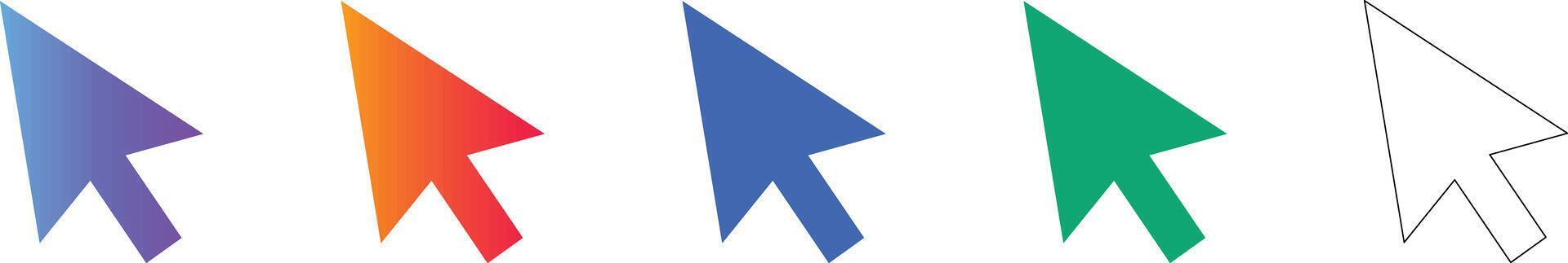 Computer Mouse Pointer Set 78415218 Vector Art at Vecteezy
