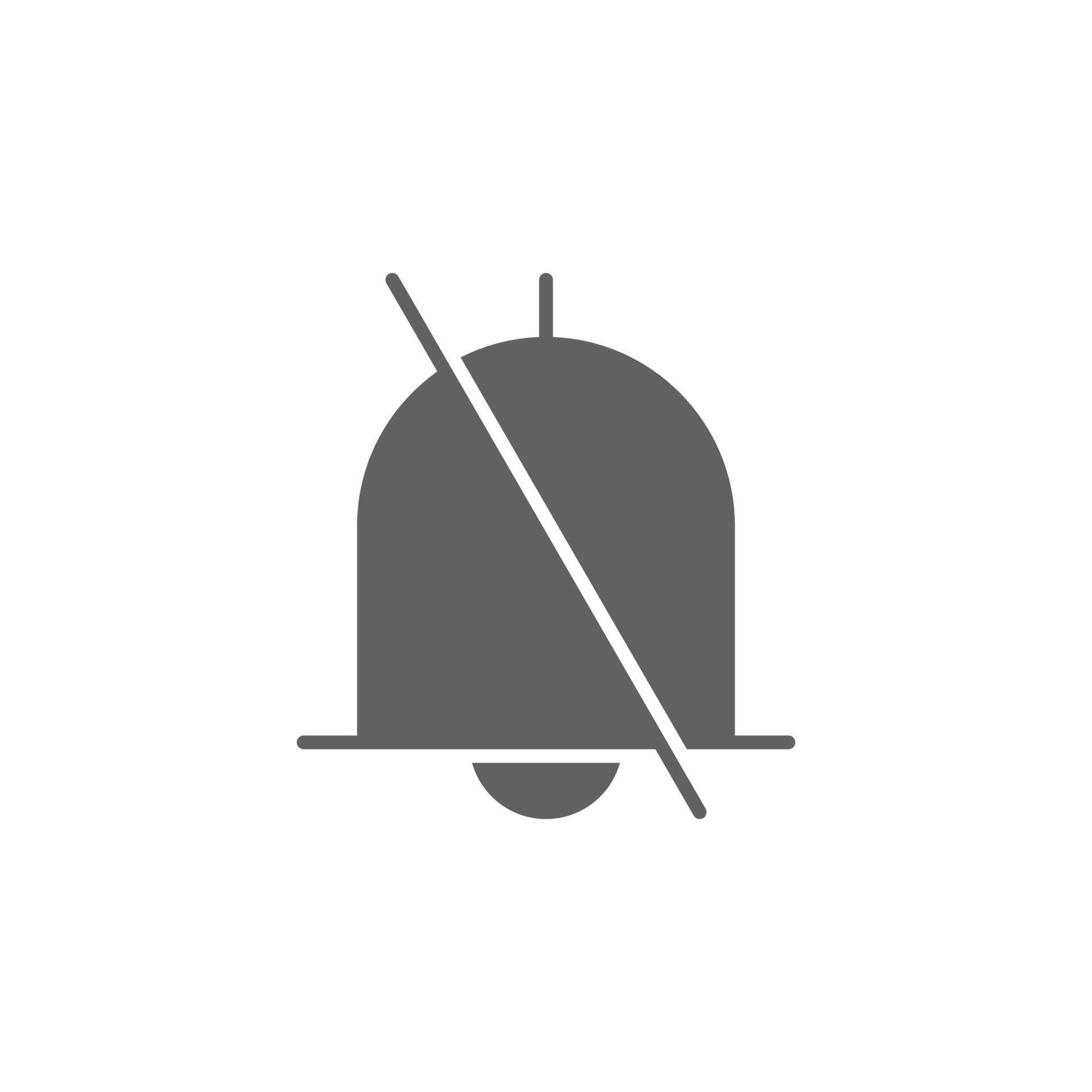 Bell Off solid icon for user interface 78494988 Vector Art at Vecteezy