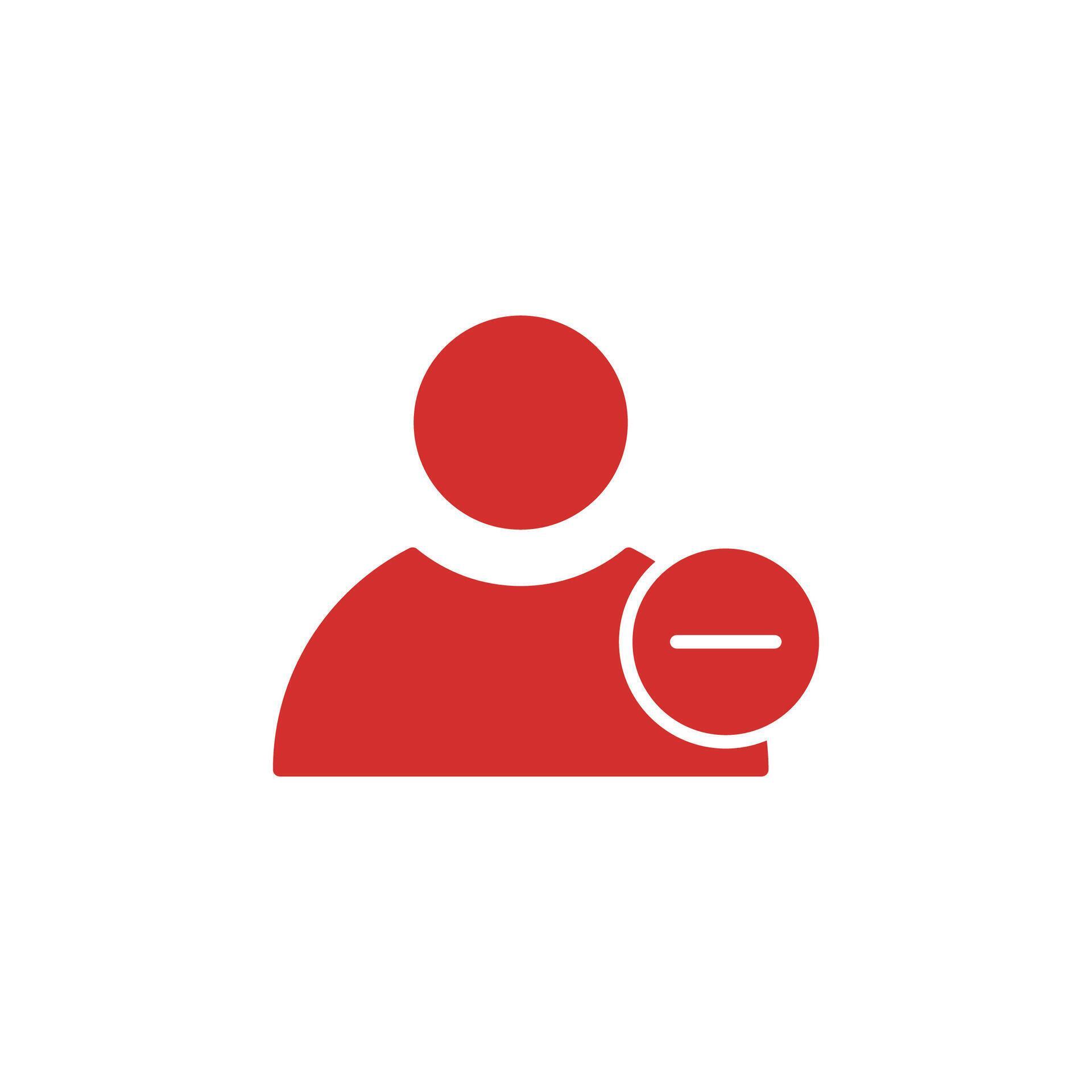 User Remove solid icon for software dashboard 78495083 Vector Art at ...
