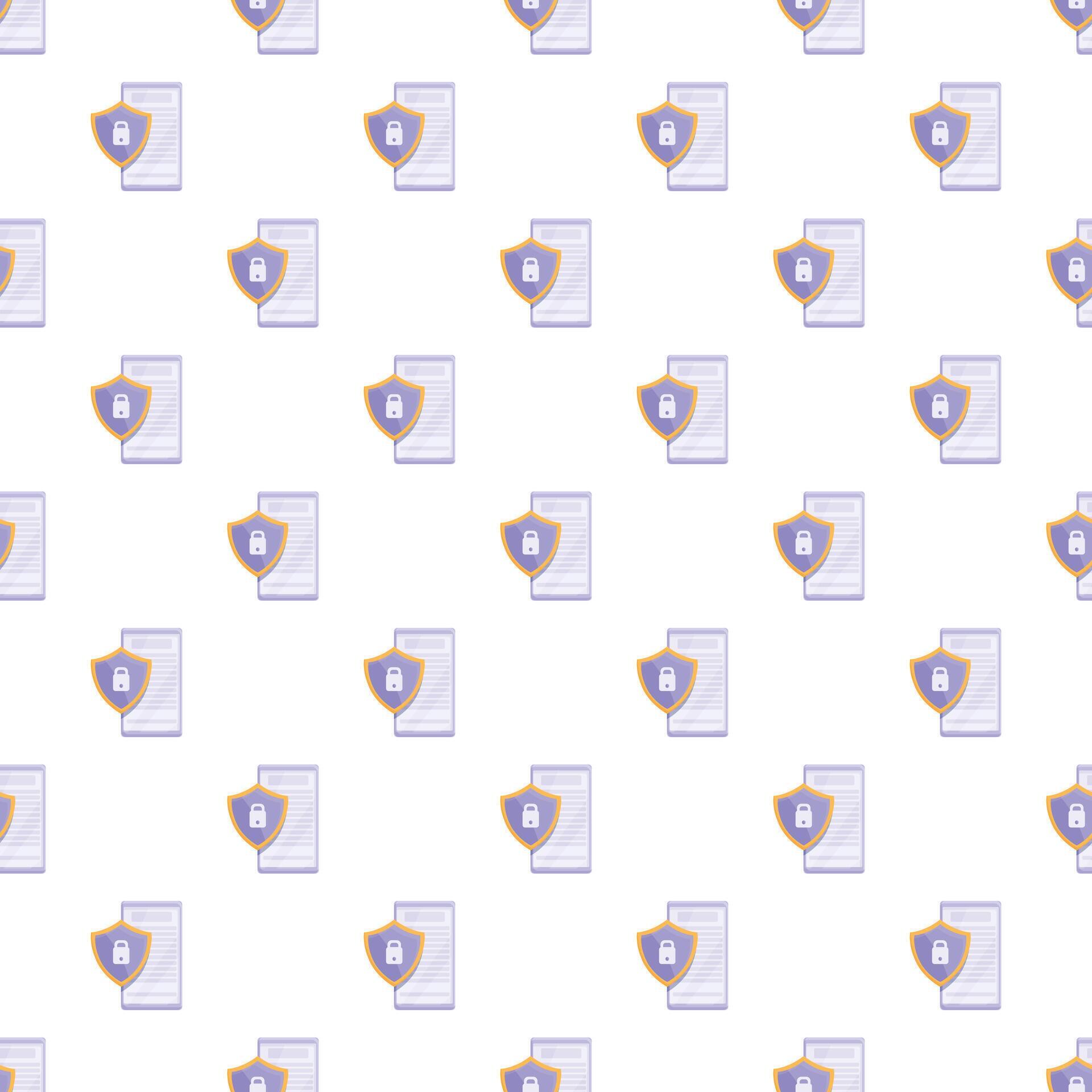Data security pattern showing protected digital documents 78509483 ...