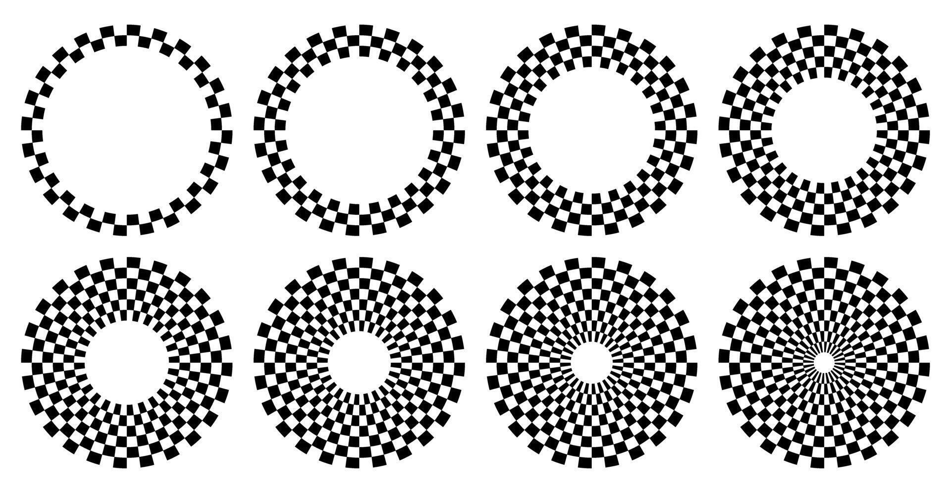 Circle checker frames 78527323 Vector Art at Vecteezy