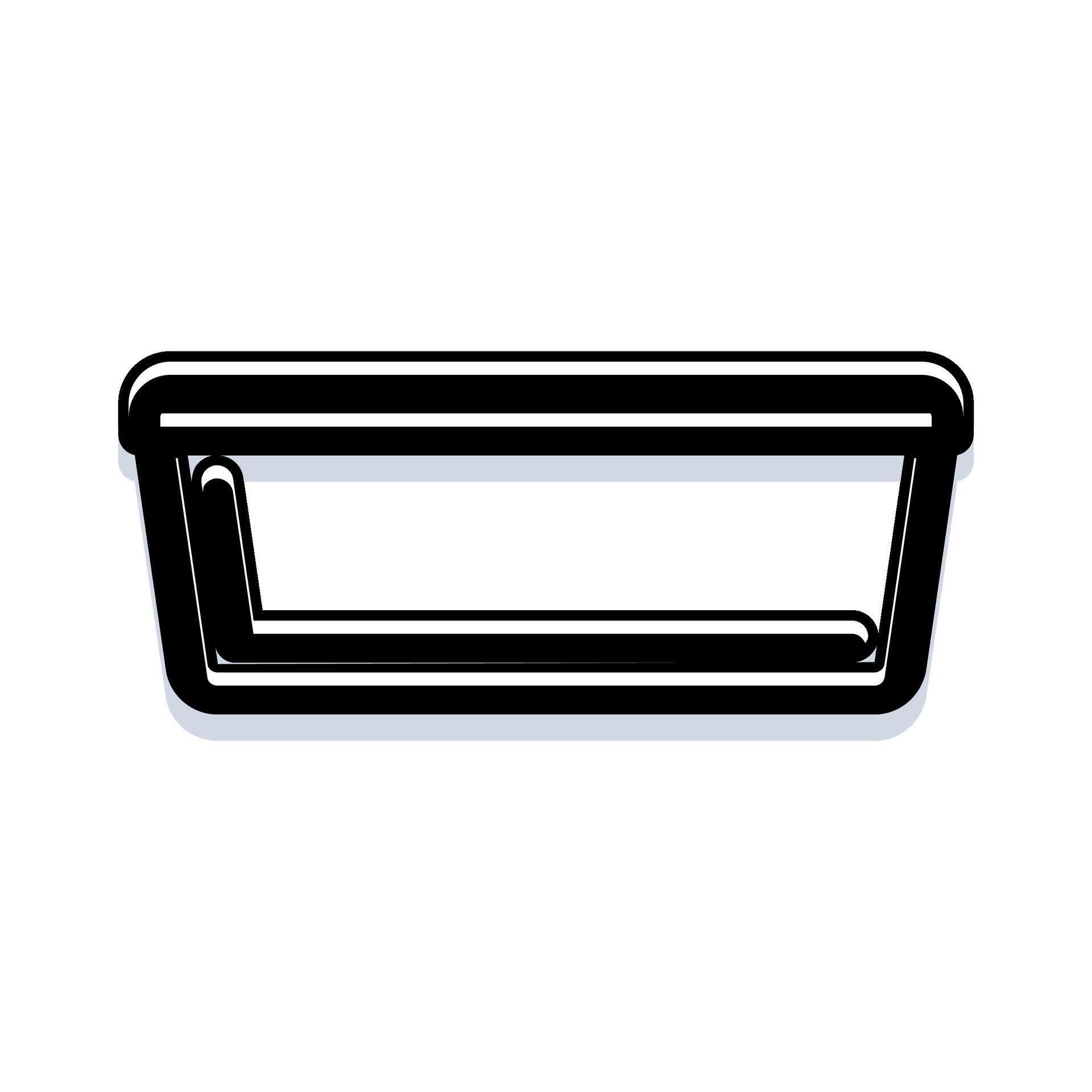Rectangular Container No Background Rectangular container forming empty space for text 78615886 Vector Art ...