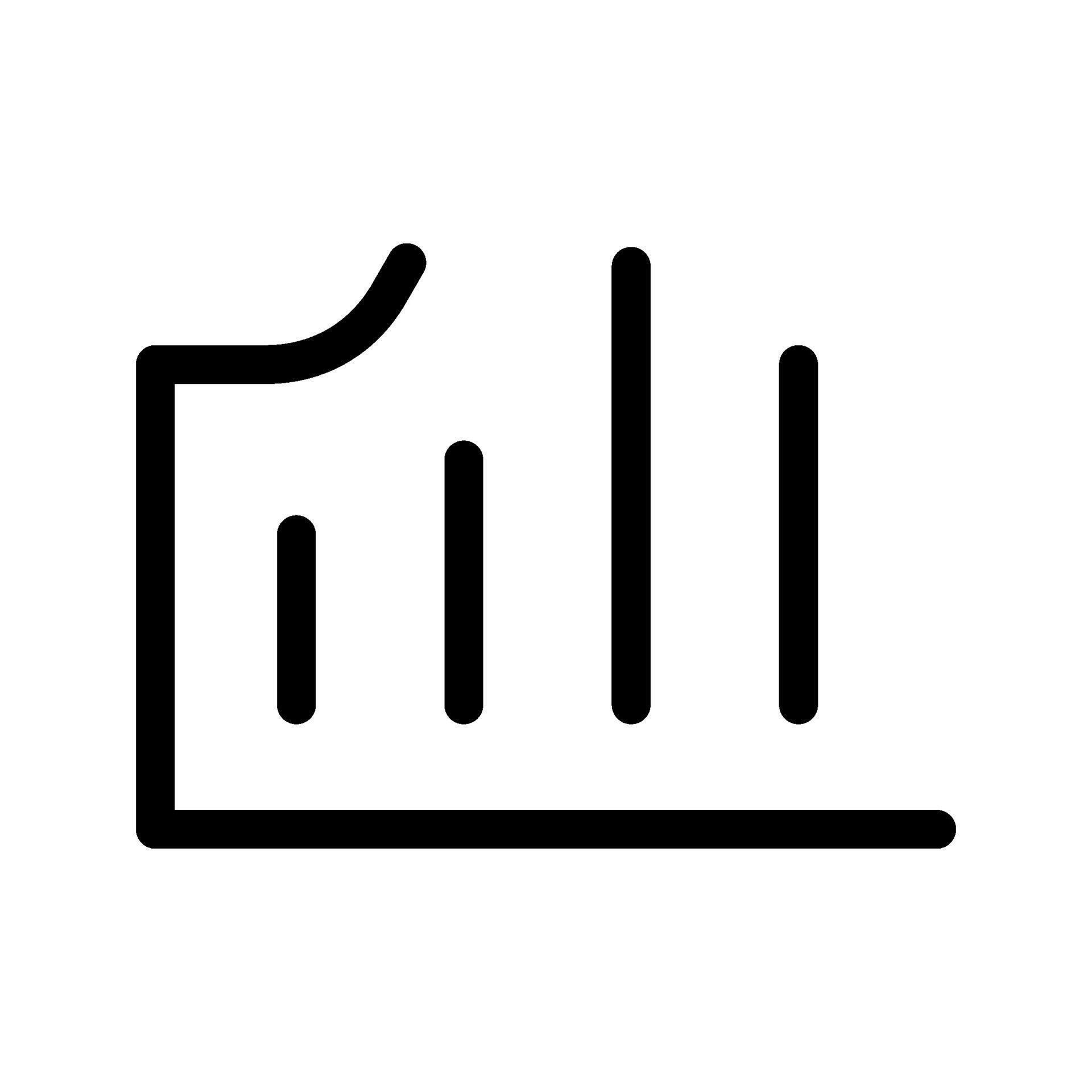 Statistic data analytics chart icon 78666618 Vector Art at Vecteezy