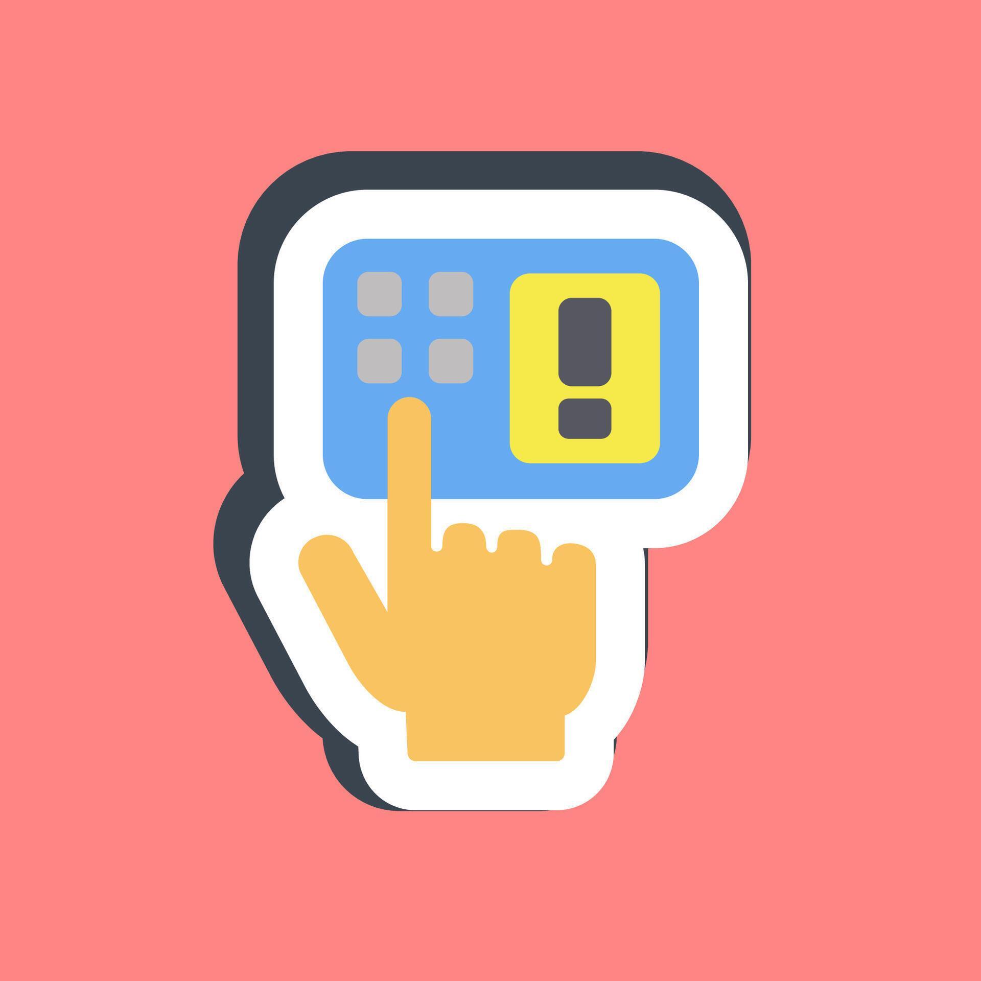 Sticker encryption. Data security elements. 78671904 Vector Art at Vecteezy