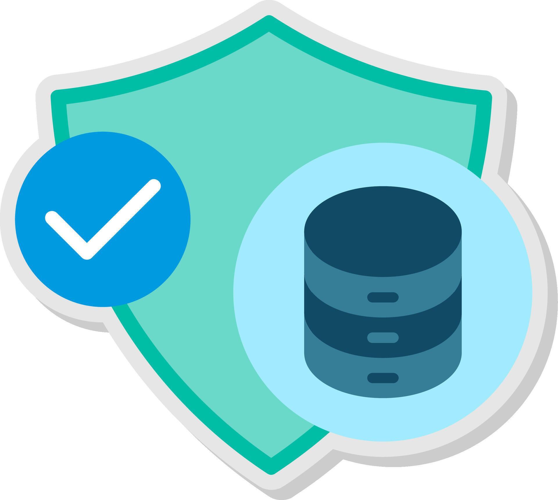 Database Security Flat Design Piece 78704008 Vector Art at Vecteezy