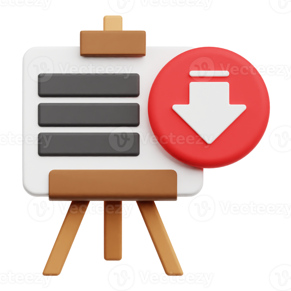 Decrease Canvas 3D Icon Isolated On Transparent Background 78716491 PNG