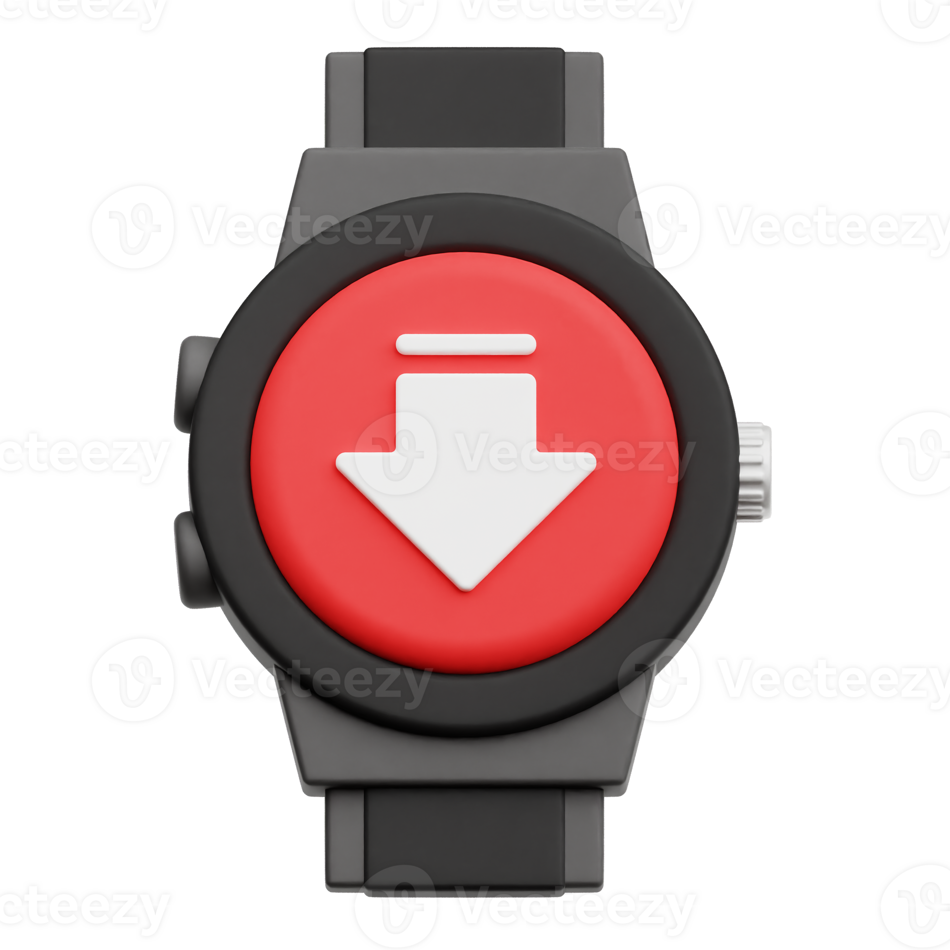 Decrease Watch 3D Icon Isolated On Transparent Background 78716502 PNG