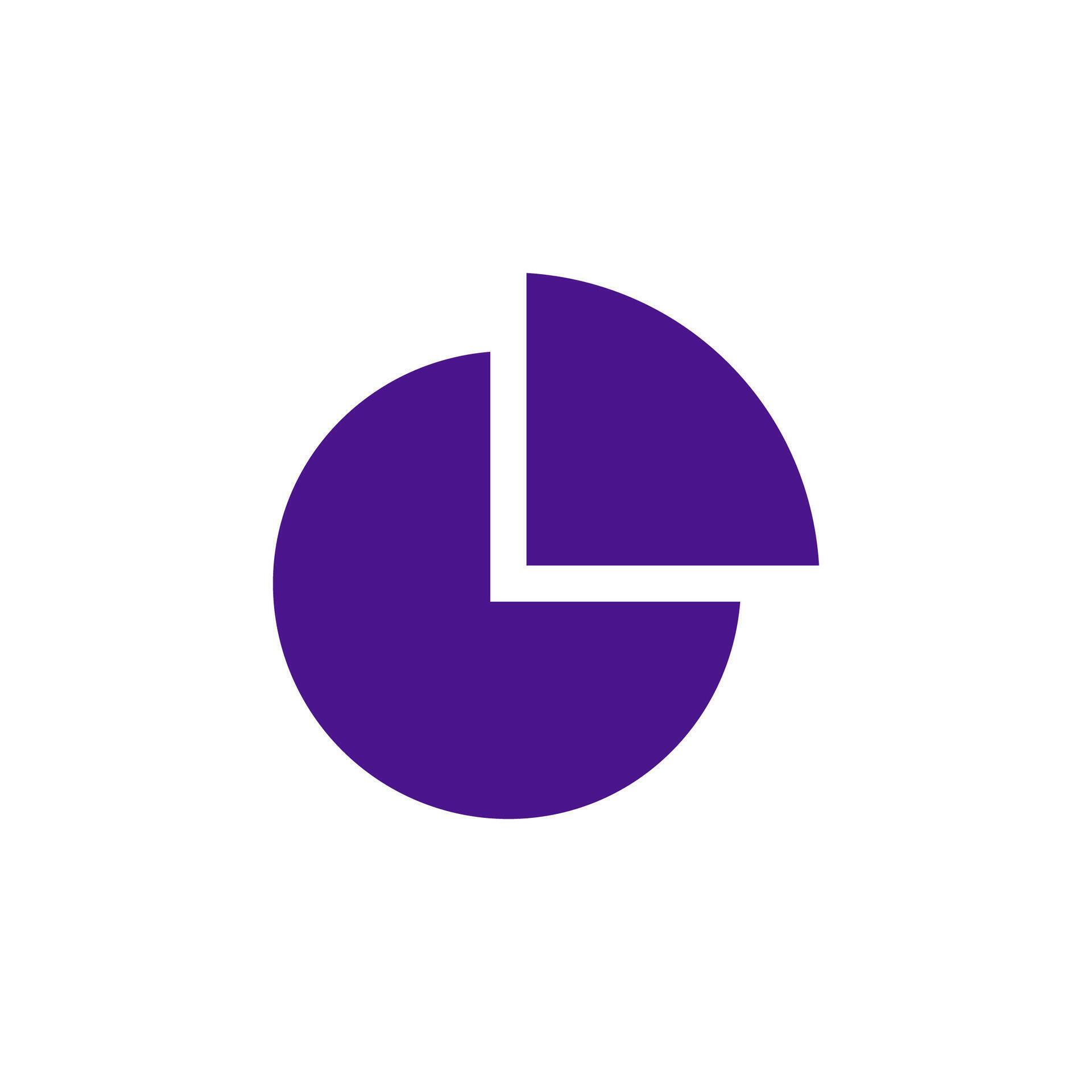 Chart Pie solid icon for mobile application 78821295 Vector Art at Vecteezy