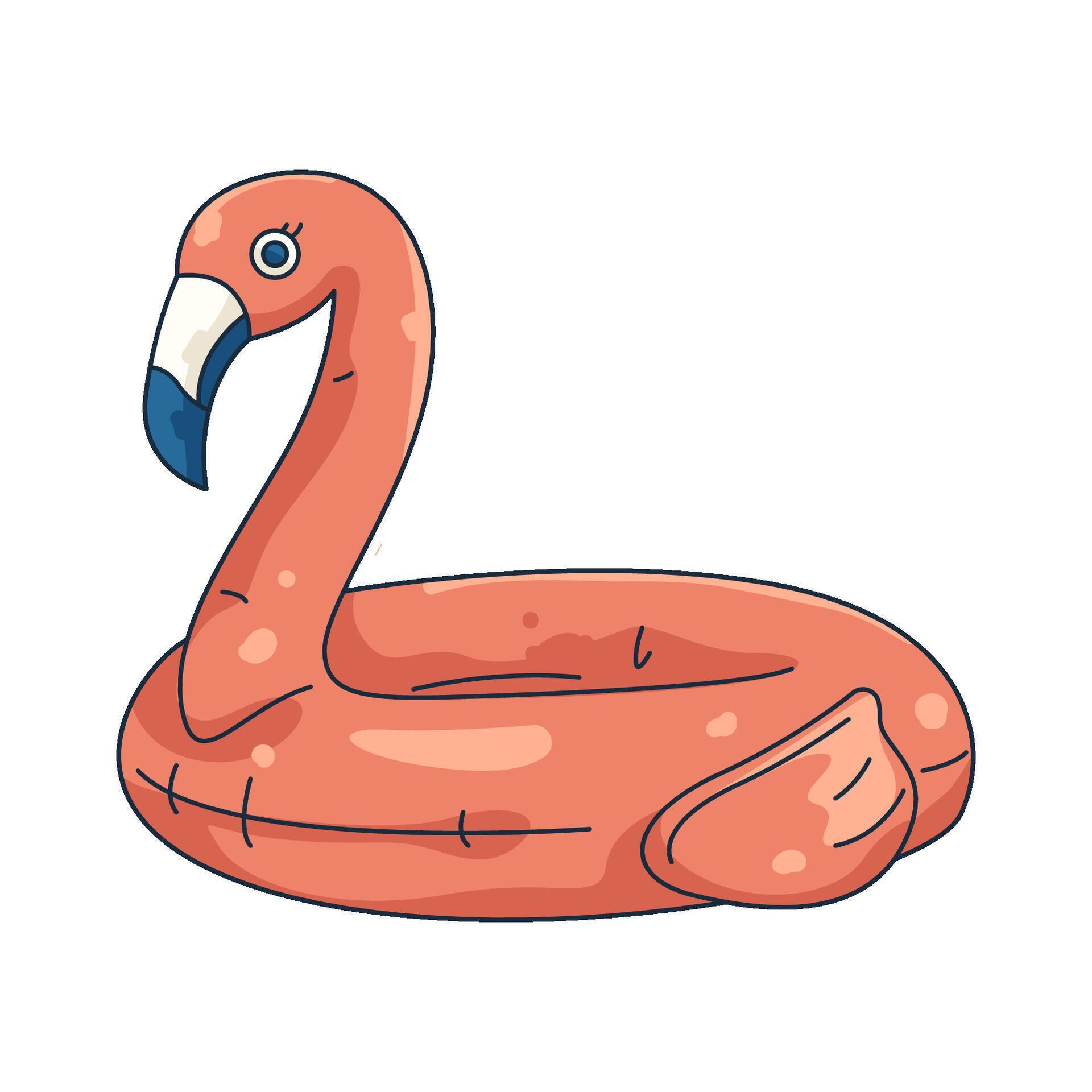 Flamingo Pool Float 78865409 Vector Art at Vecteezy