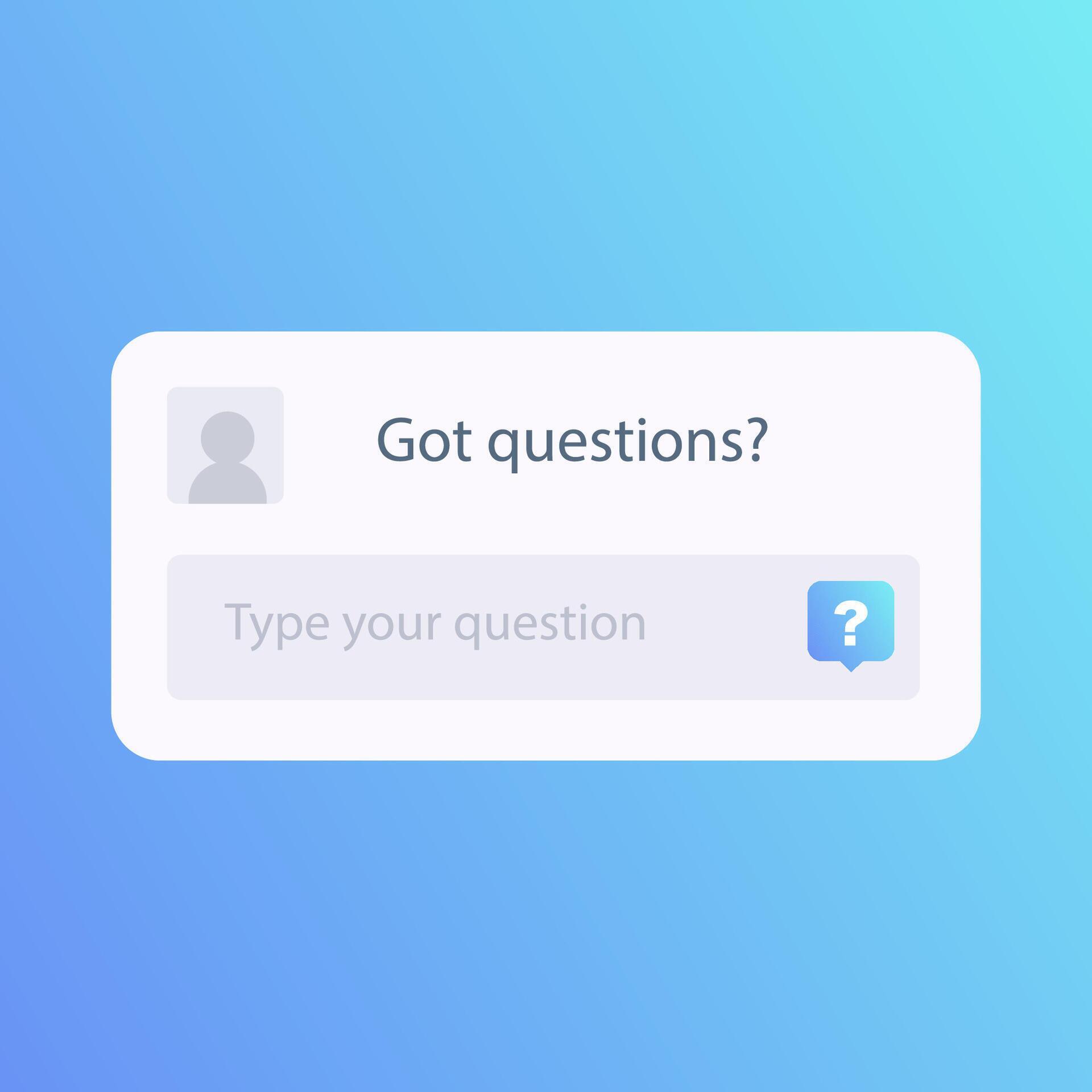 User Inerface Question Button Question input interface. illustration 79018353 Vector Art at Vecteezy