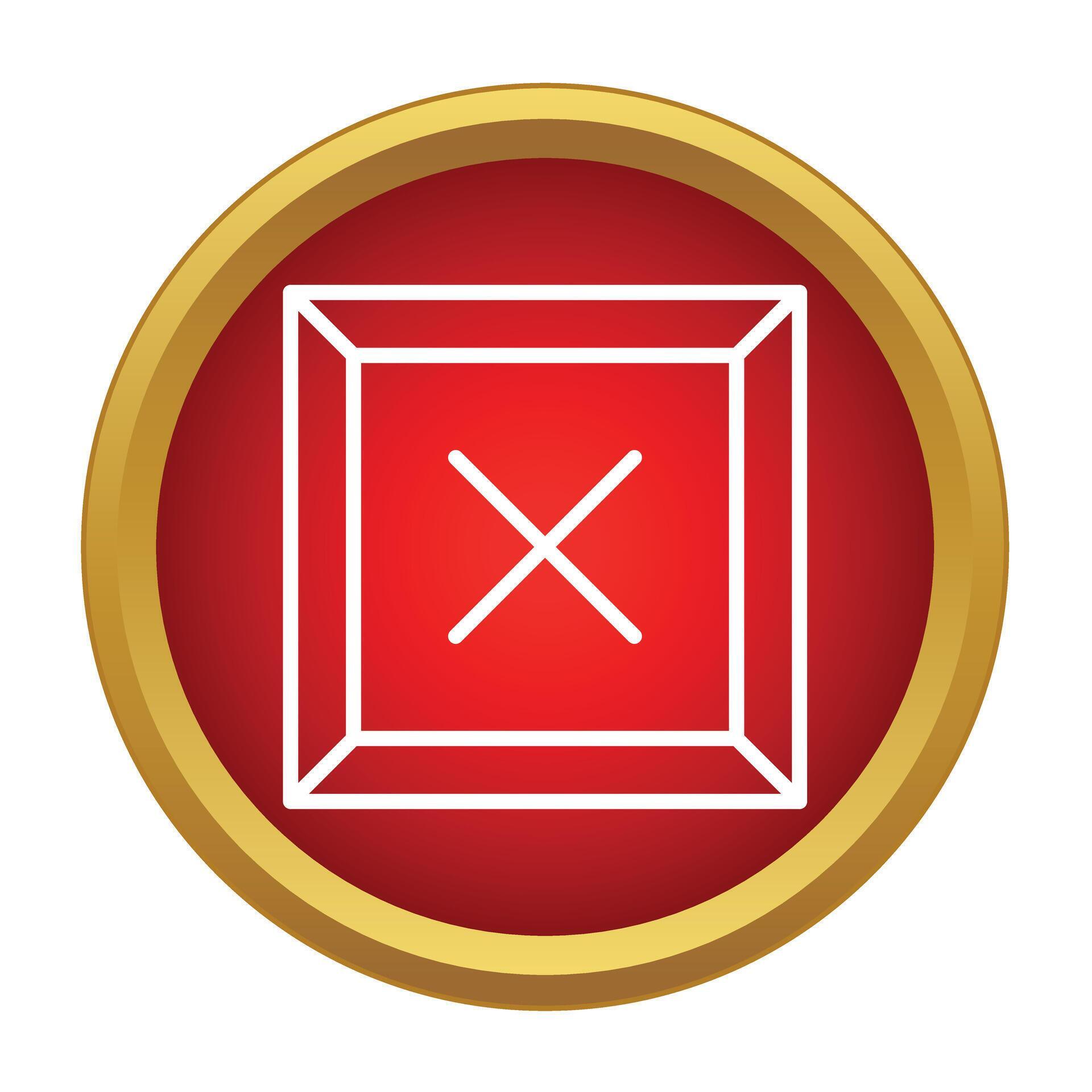 Red button closing web interface window 79071415 Vector Art at Vecteezy