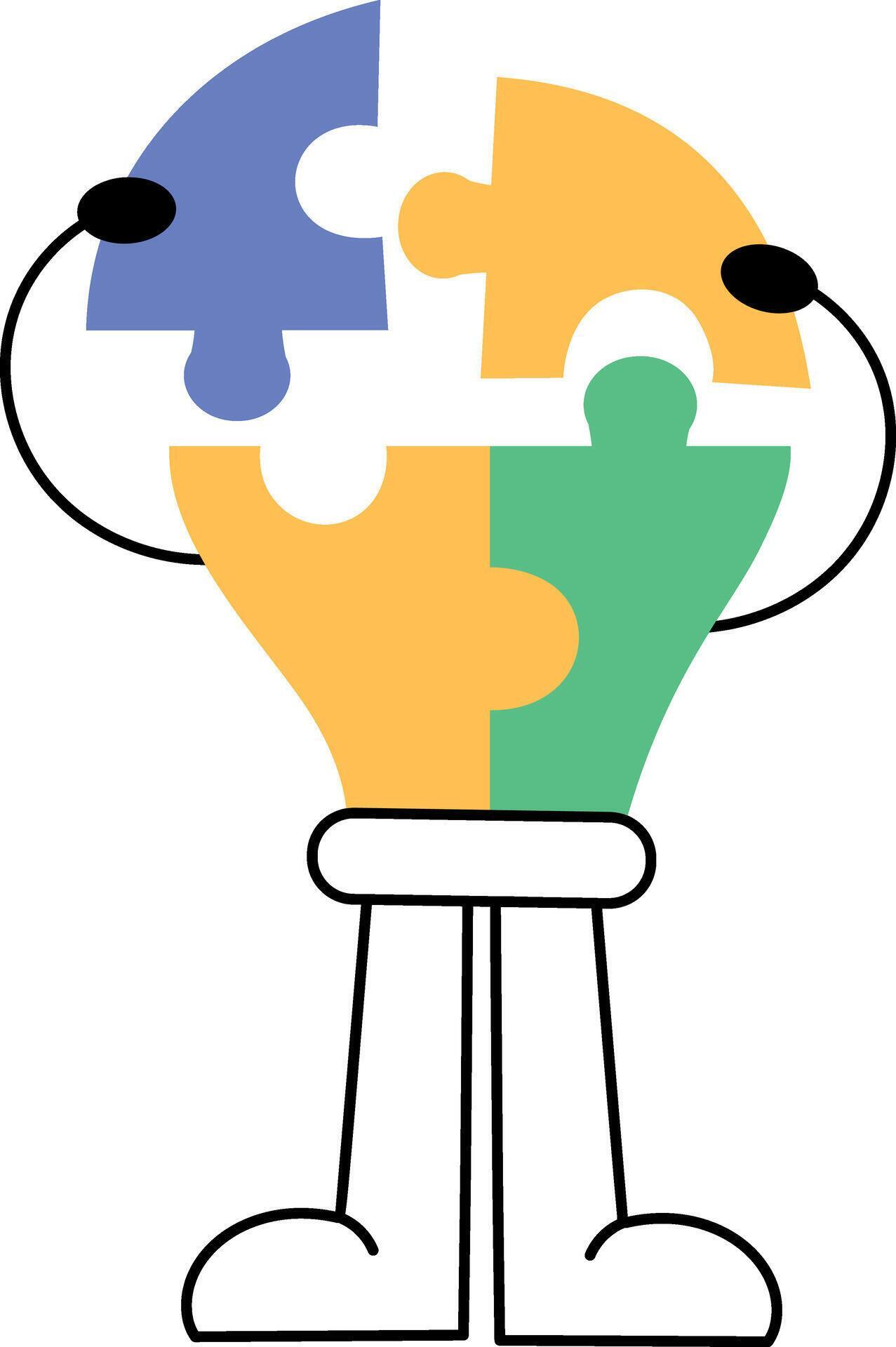 Flat style icon representing problem solving 79075815 Vector Art at ...