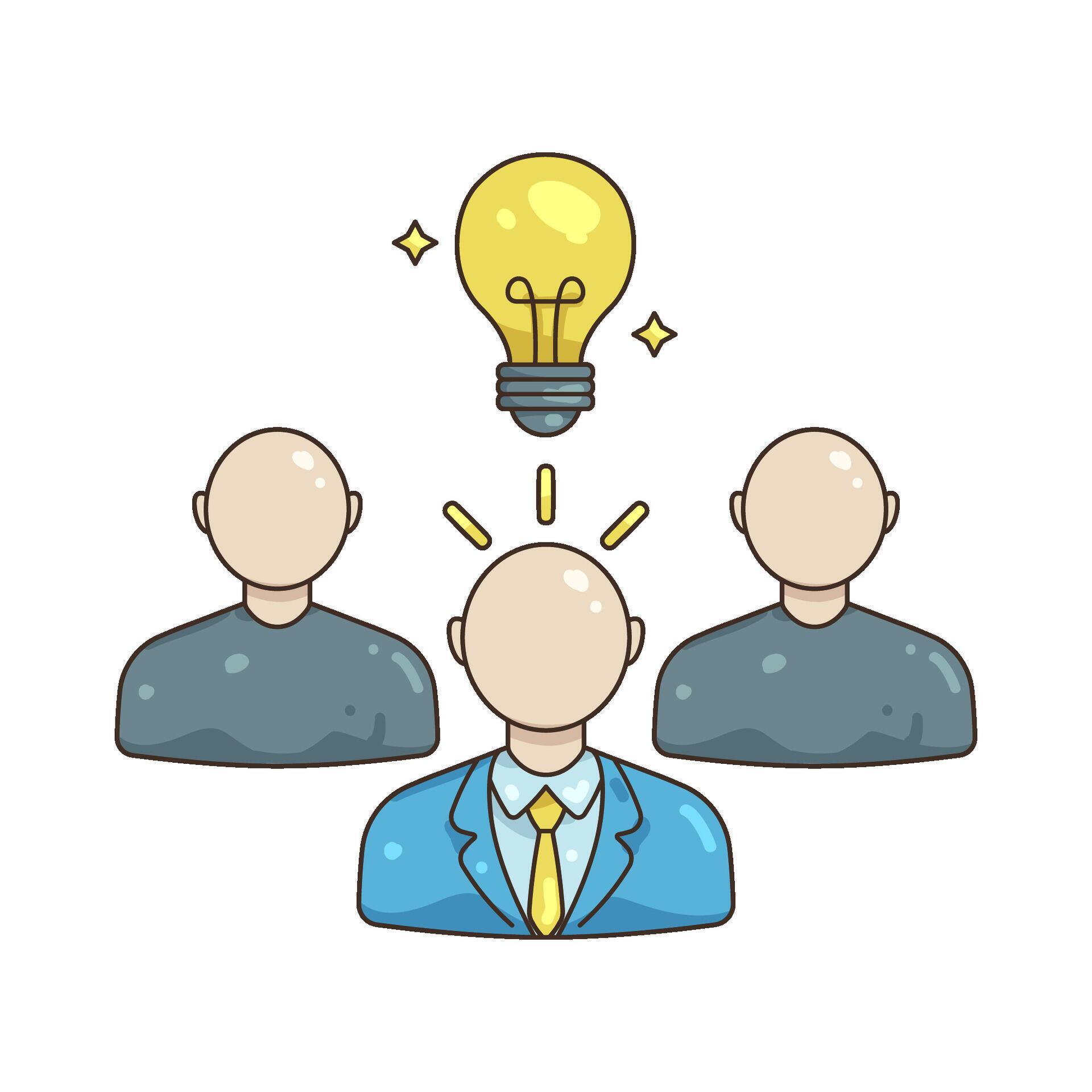 Teamwork Idea Generation 79080543 Vector Art at Vecteezy