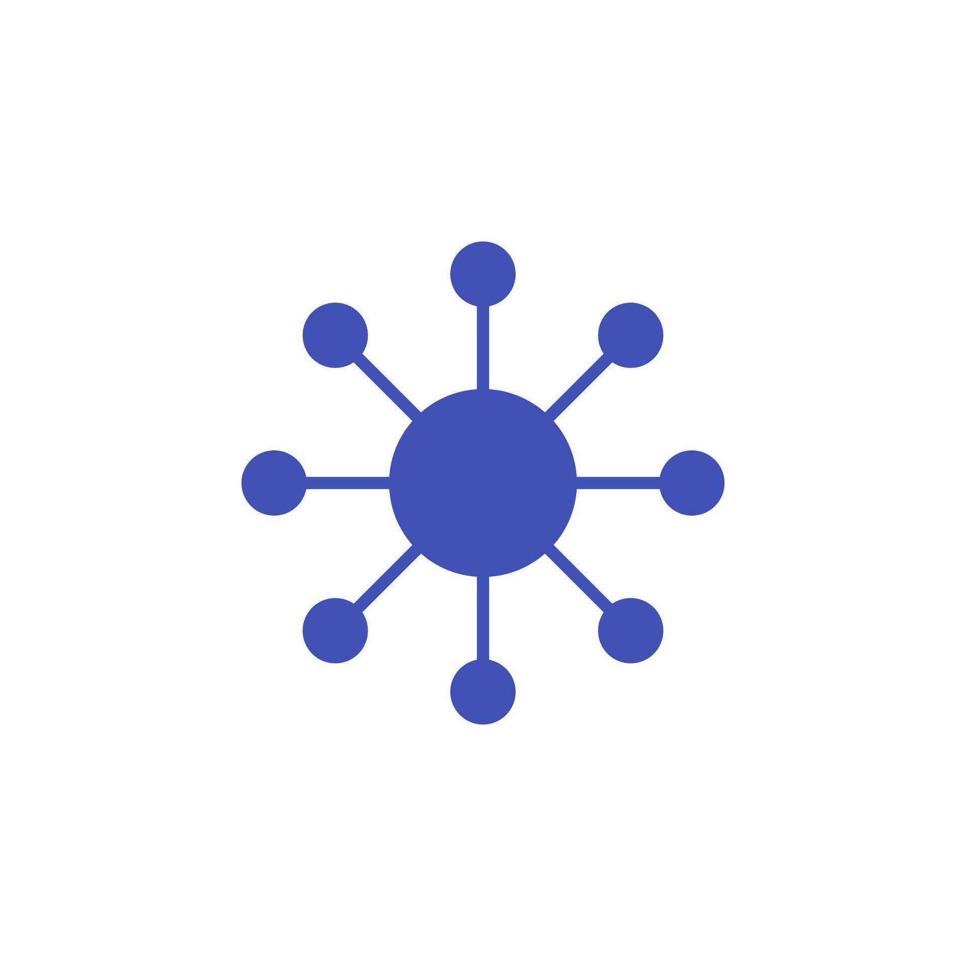 Network solid icon for system configuration 79109947 Vector Art at Vecteezy