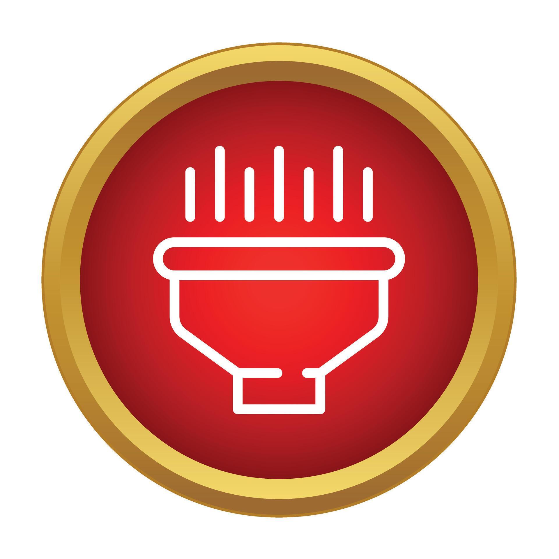 Funnel icon processing data information sorting system 79251921 Vector ...