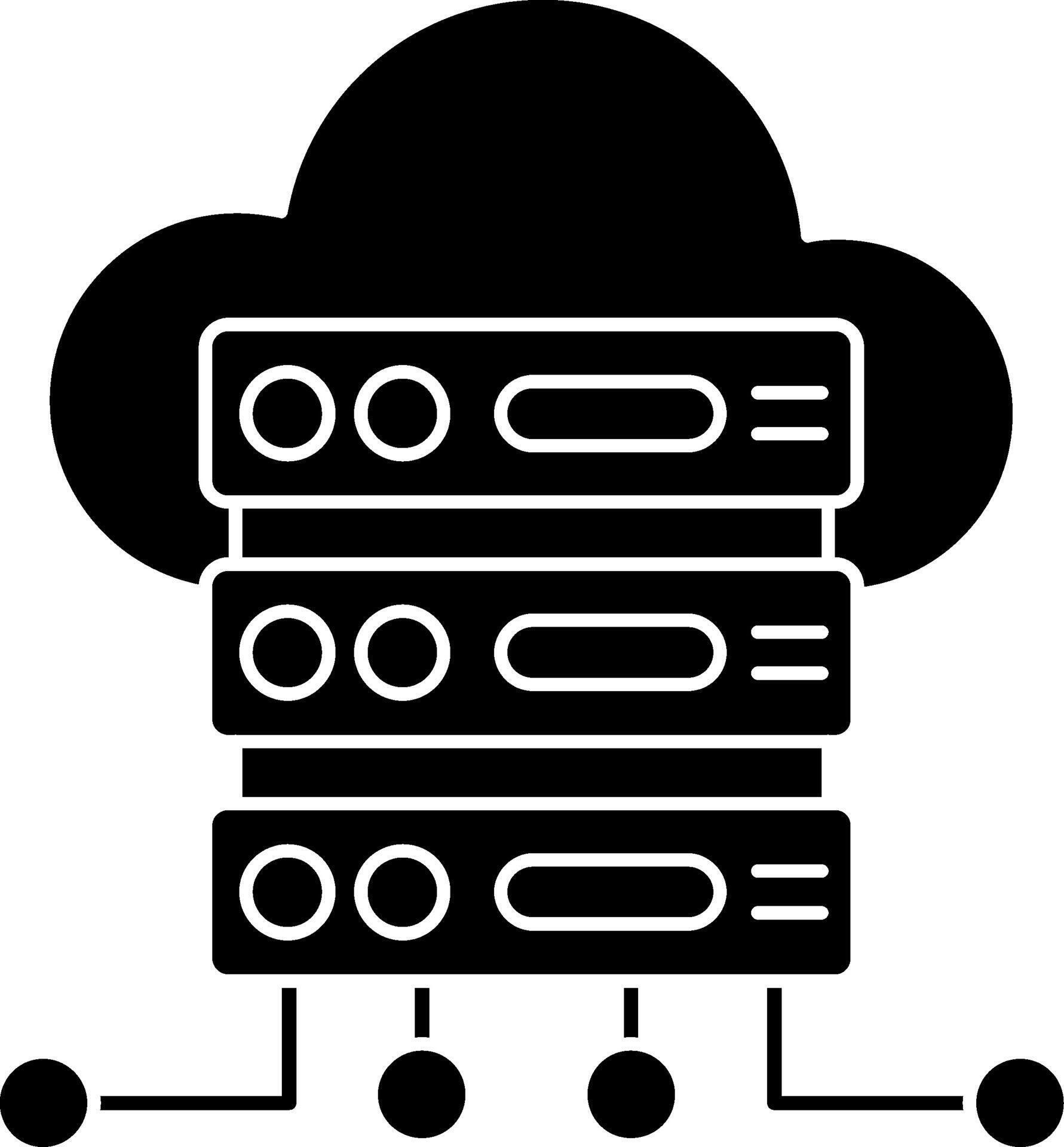 Server Network Computer Hosting System Device 79298386 Vector Art at ...