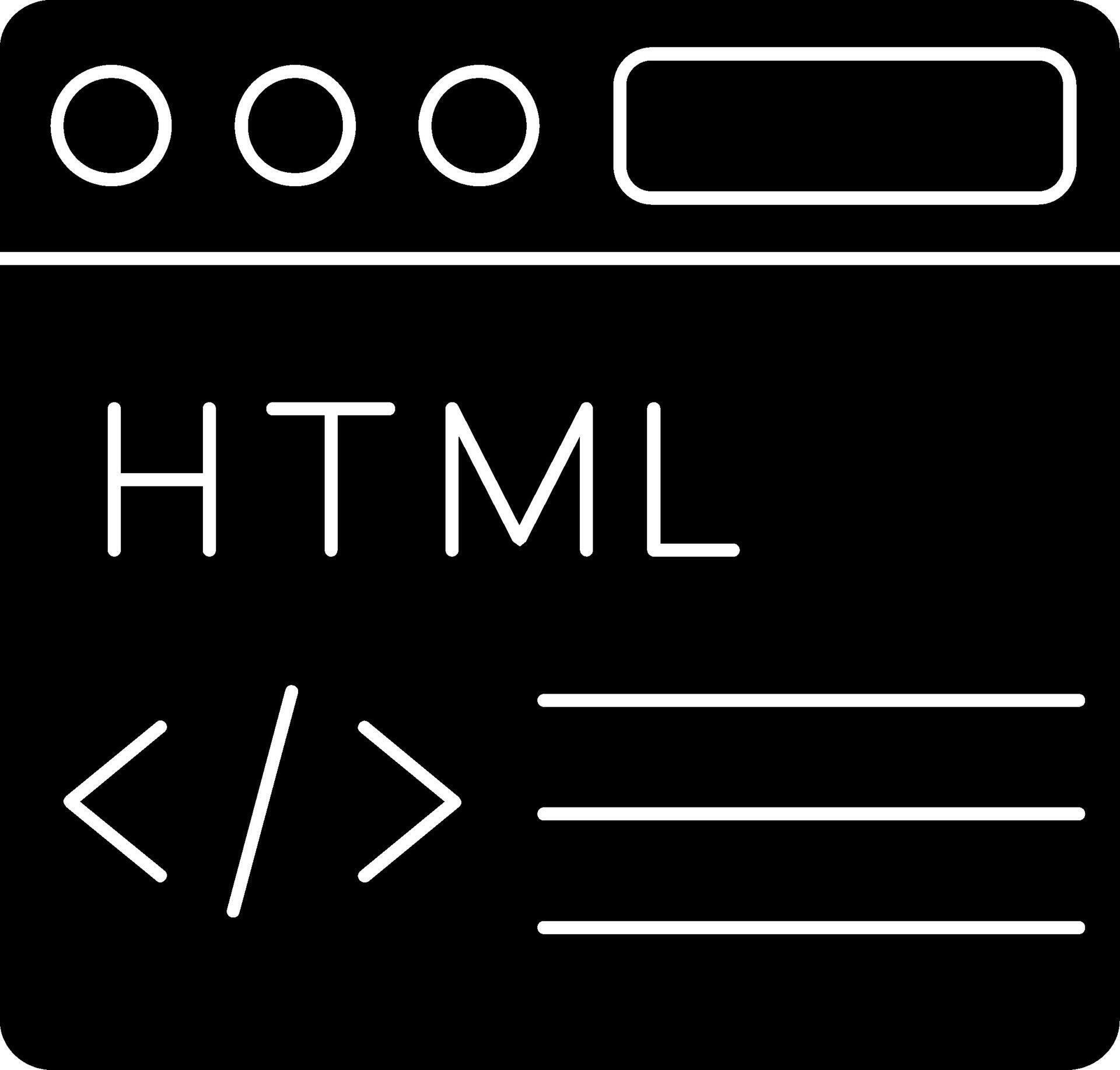 HTML Markup Language Web Structure Code 79298403 Vector Art at Vecteezy