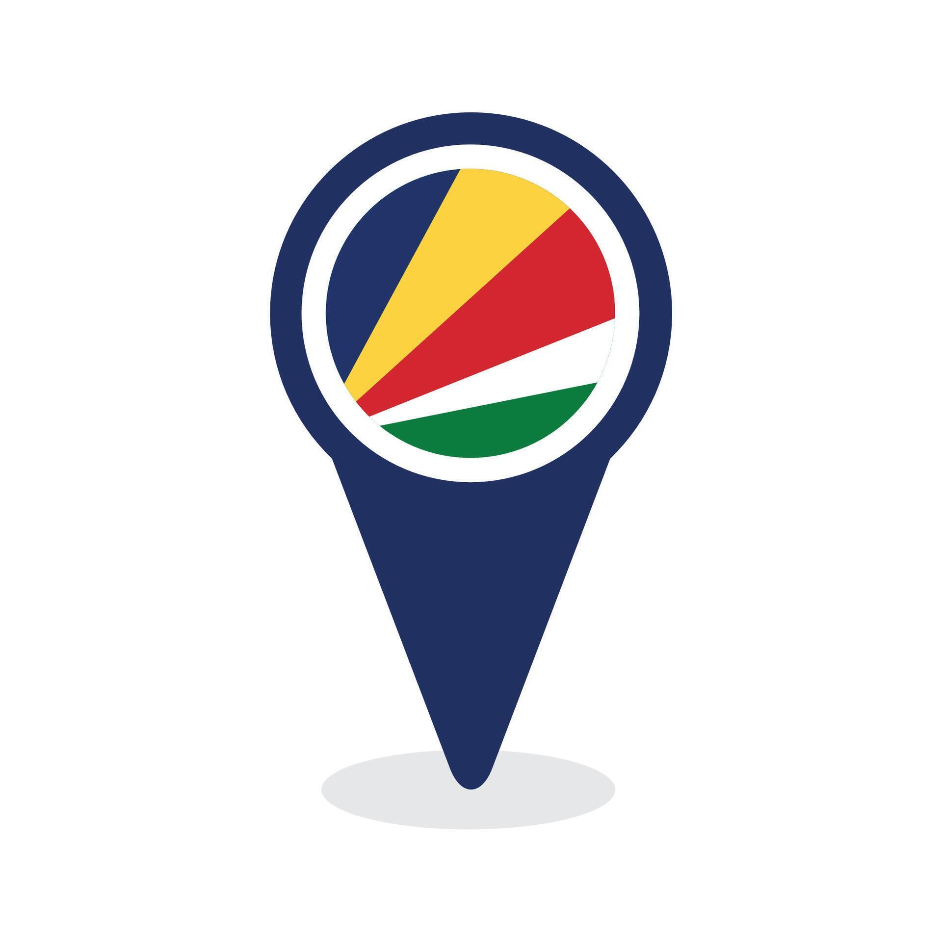 Map Pointer with seychelles flag 79338568 Vector Art at Vecteezy