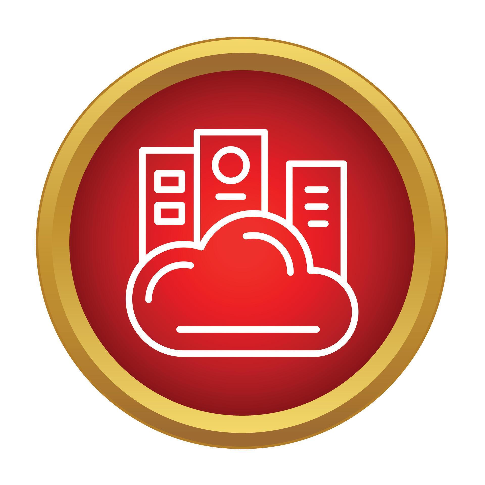 Cloud computing data center server network icon 79342942 Vector Art at ...
