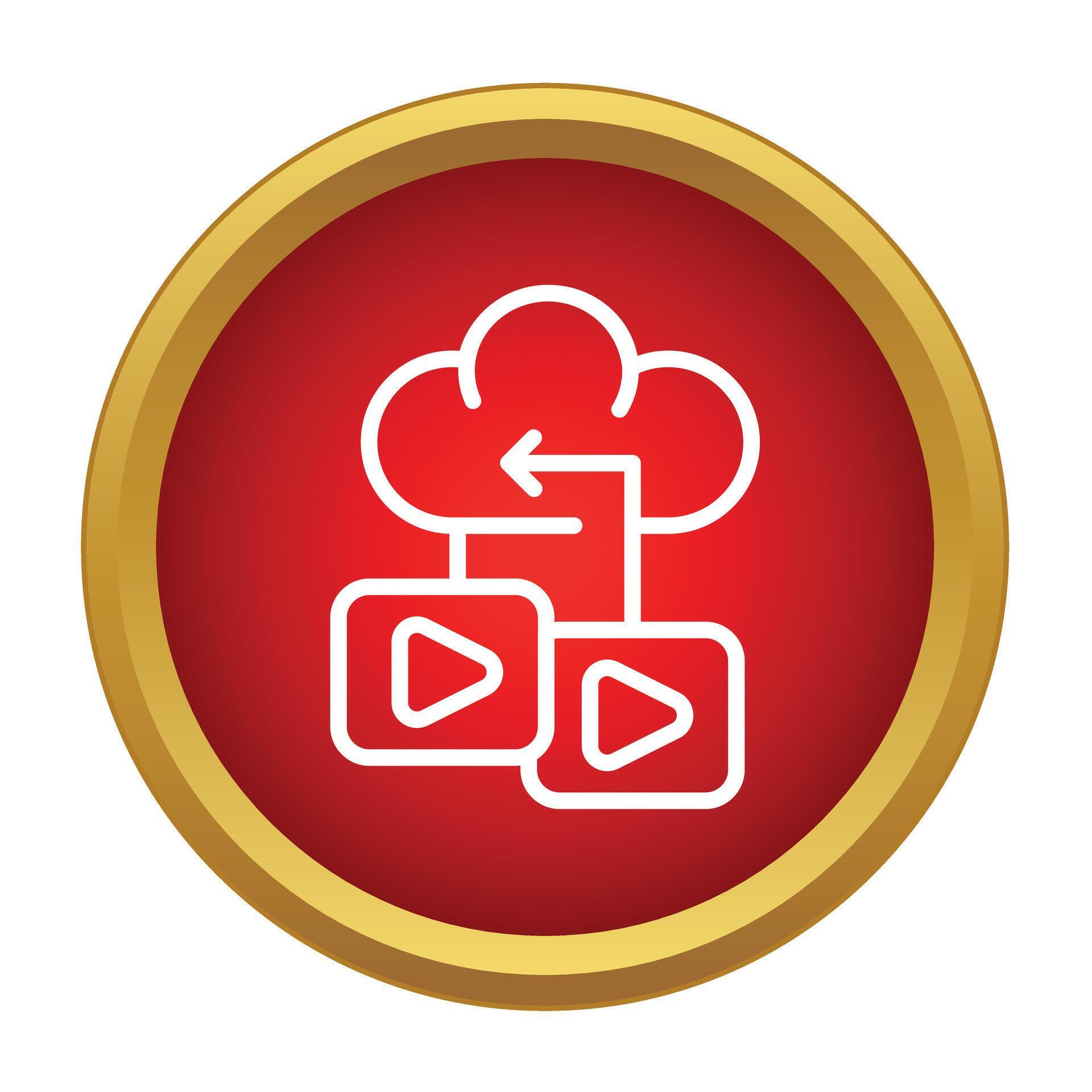 Cloud computing sharing and streaming icon 79347802 Vector Art at Vecteezy