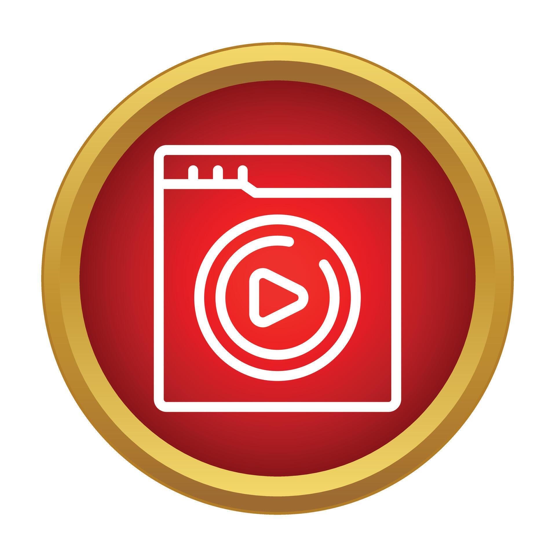 Streaming player interface button icon 79399172 Vector Art at Vecteezy
