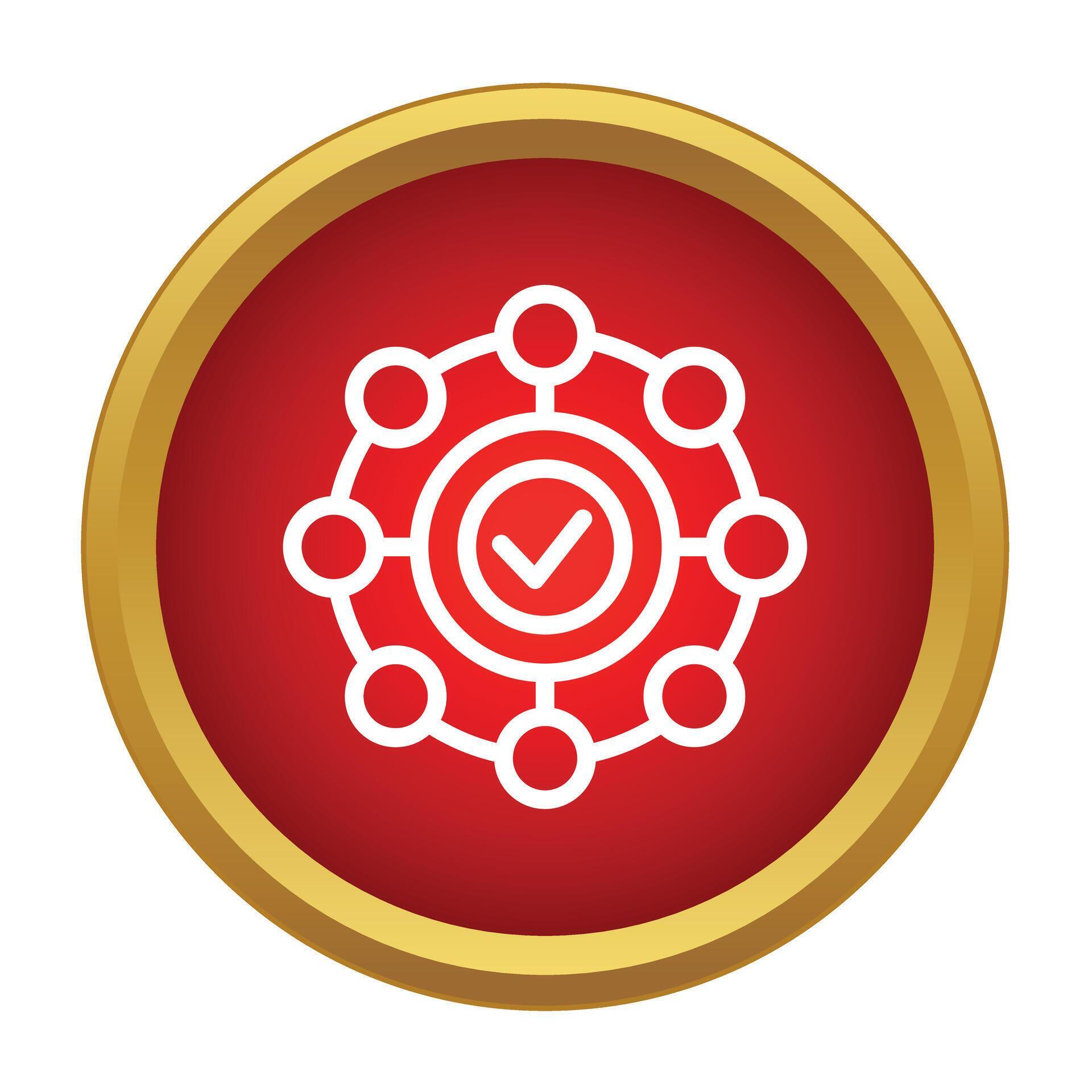 Validating network connection security with checkmark icon 79404482 ...