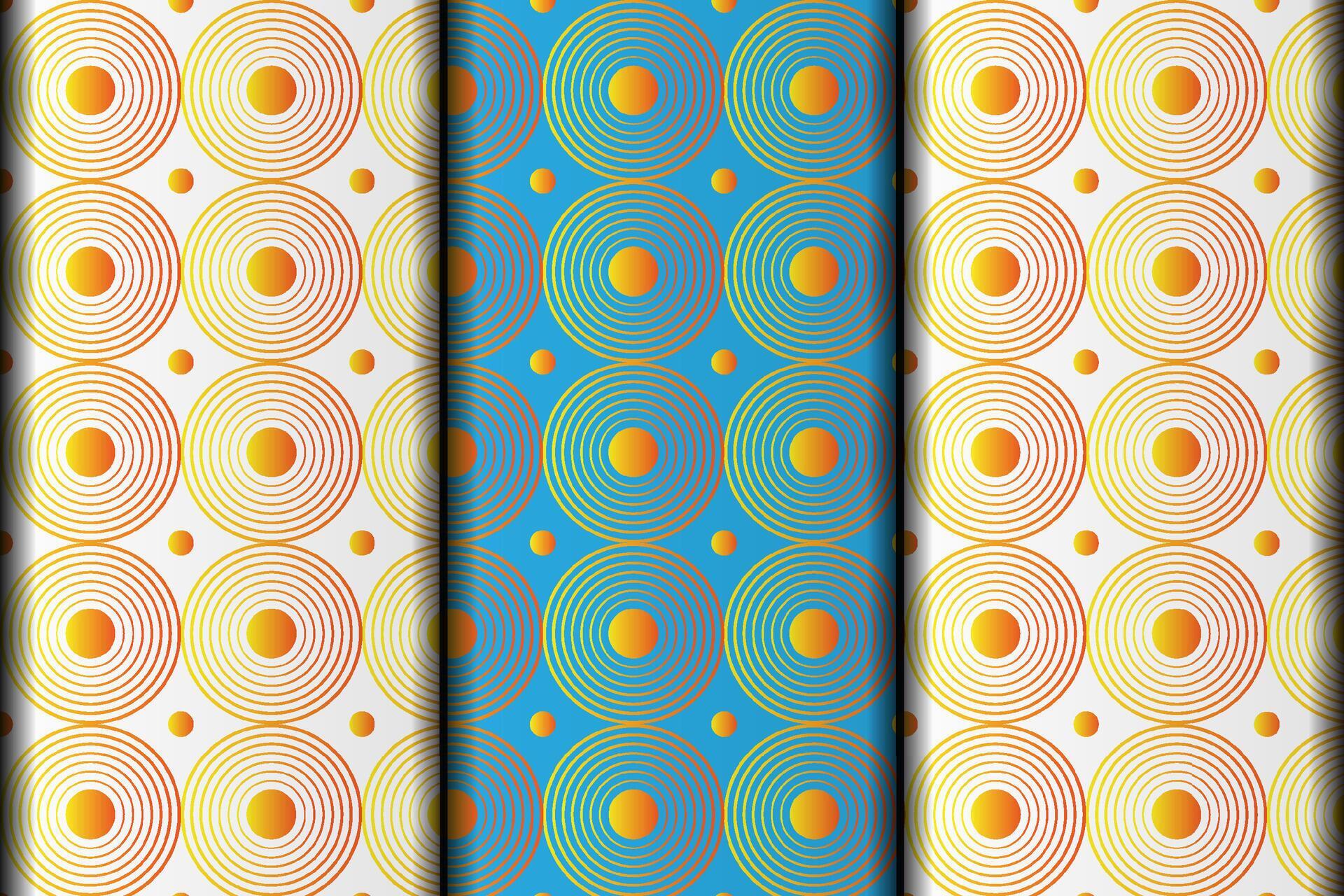 Circle style gradient pattern design template. 79455042 Vector Art at ...