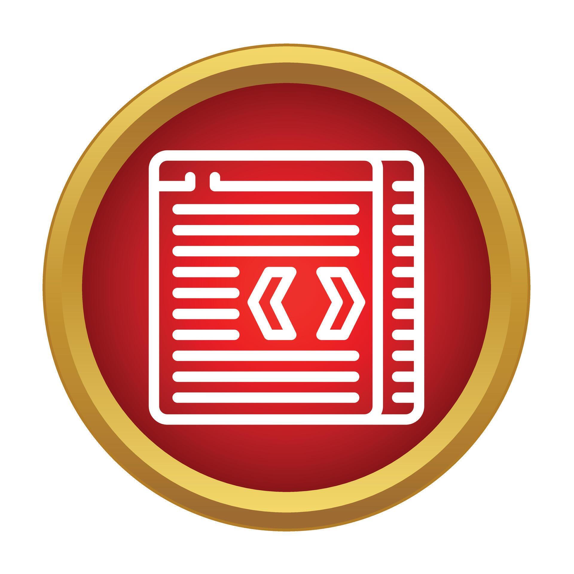 Web development coding source code script programming icon 79472097 ...