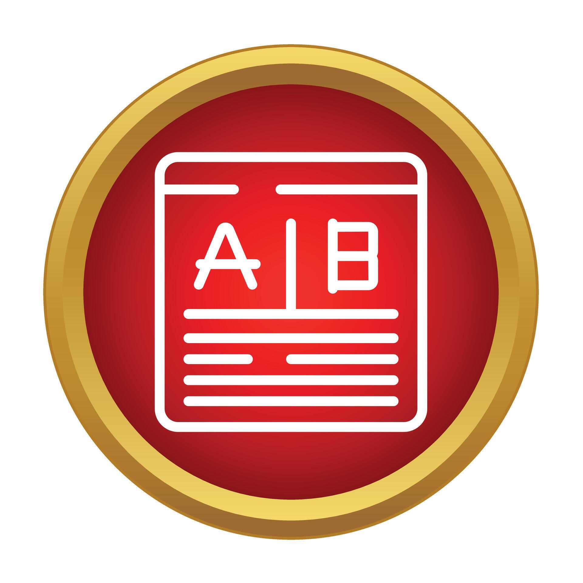 Ab testing comparing website versions for optimization 79472851 Vector ...