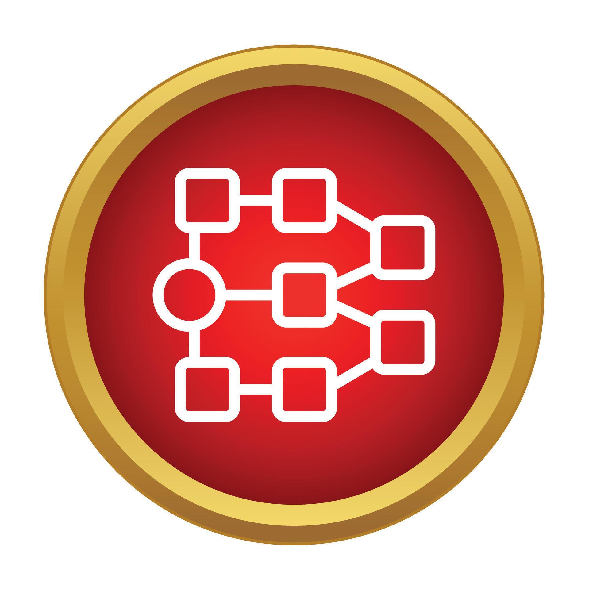 Algorithm flowchart icon presenting decision process logic 79482086 ...