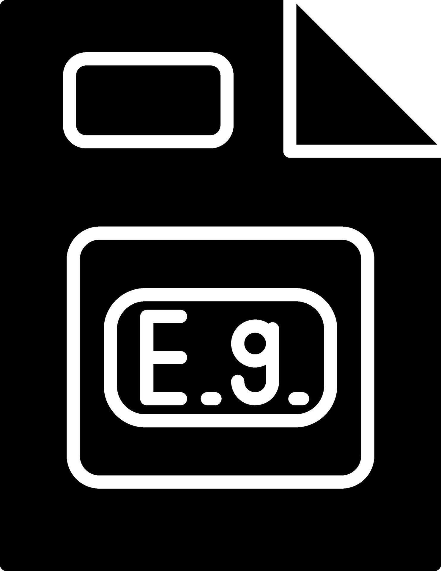 Example Reference Guide Glyph 79525585 Vector Art at Vecteezy