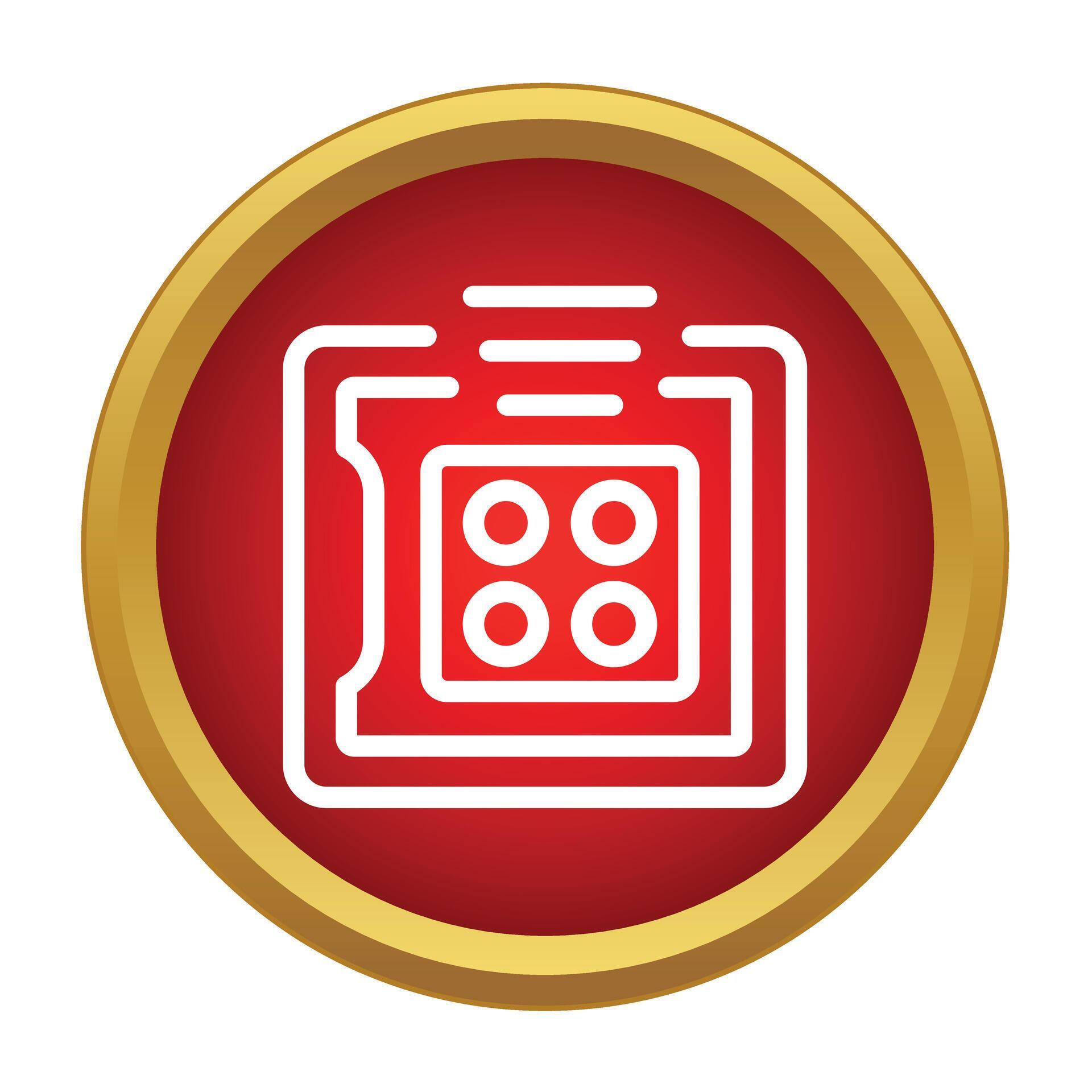 Cpu chip processor computer hardware technology icon 79563400 Vector ...